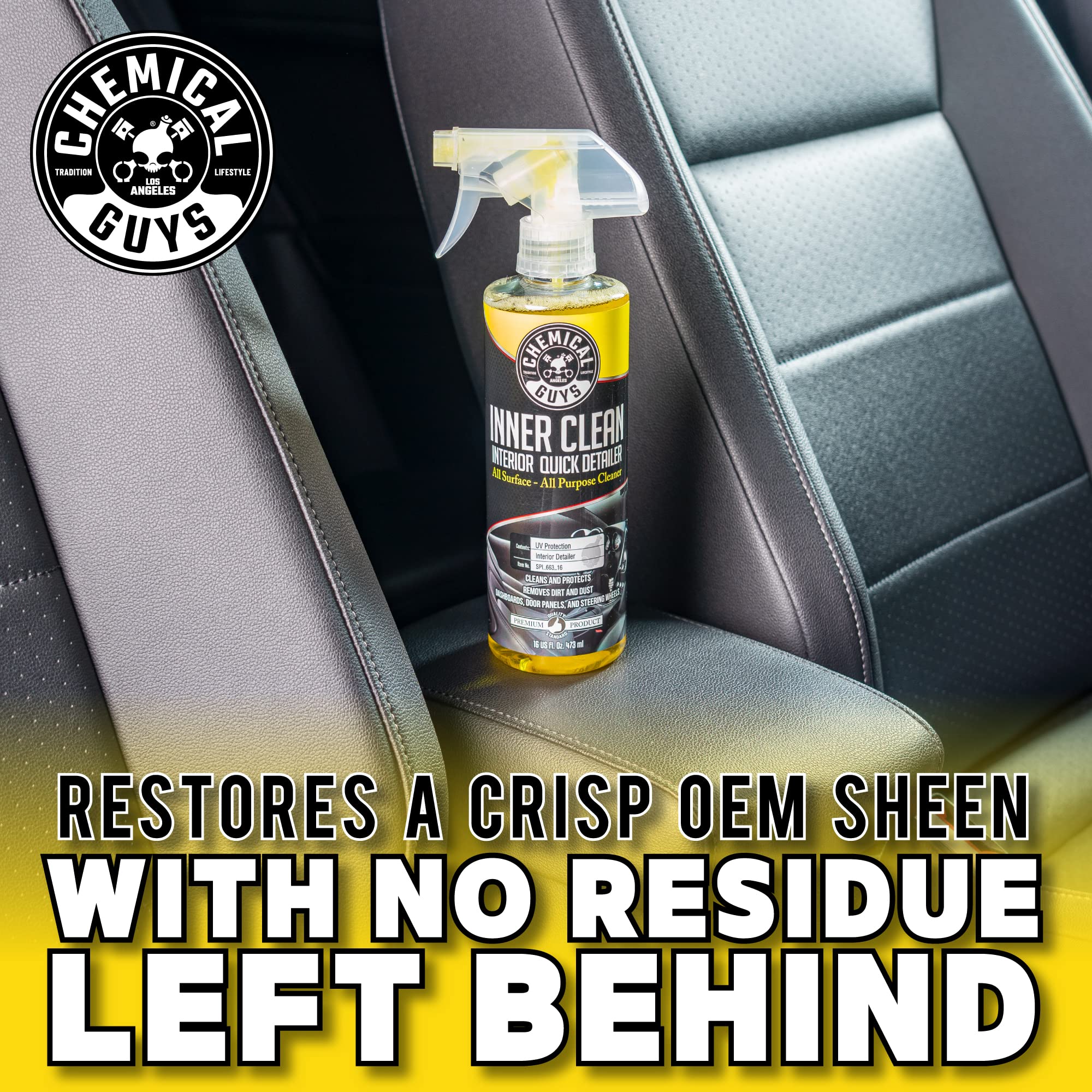 Chemical Guys InnerClean SPI_663 Interior Quick Detailer and Protectant, 1 Gal