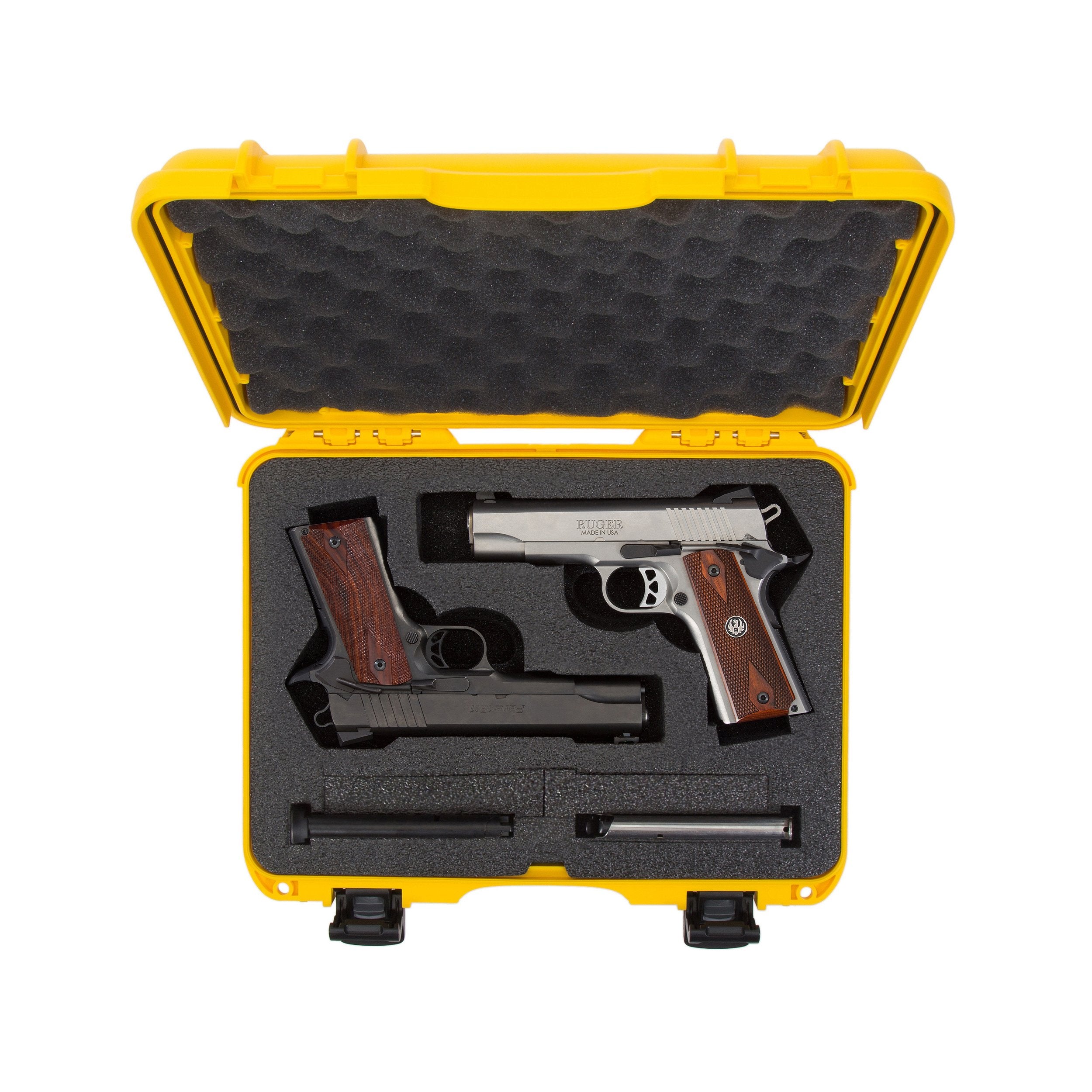 2UP Nanuk 910 Waterproof Classic Pistol Hard Case - Yellow