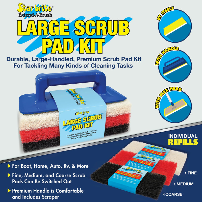 Large STAR BRITE Scrub Pad Kit (042023)