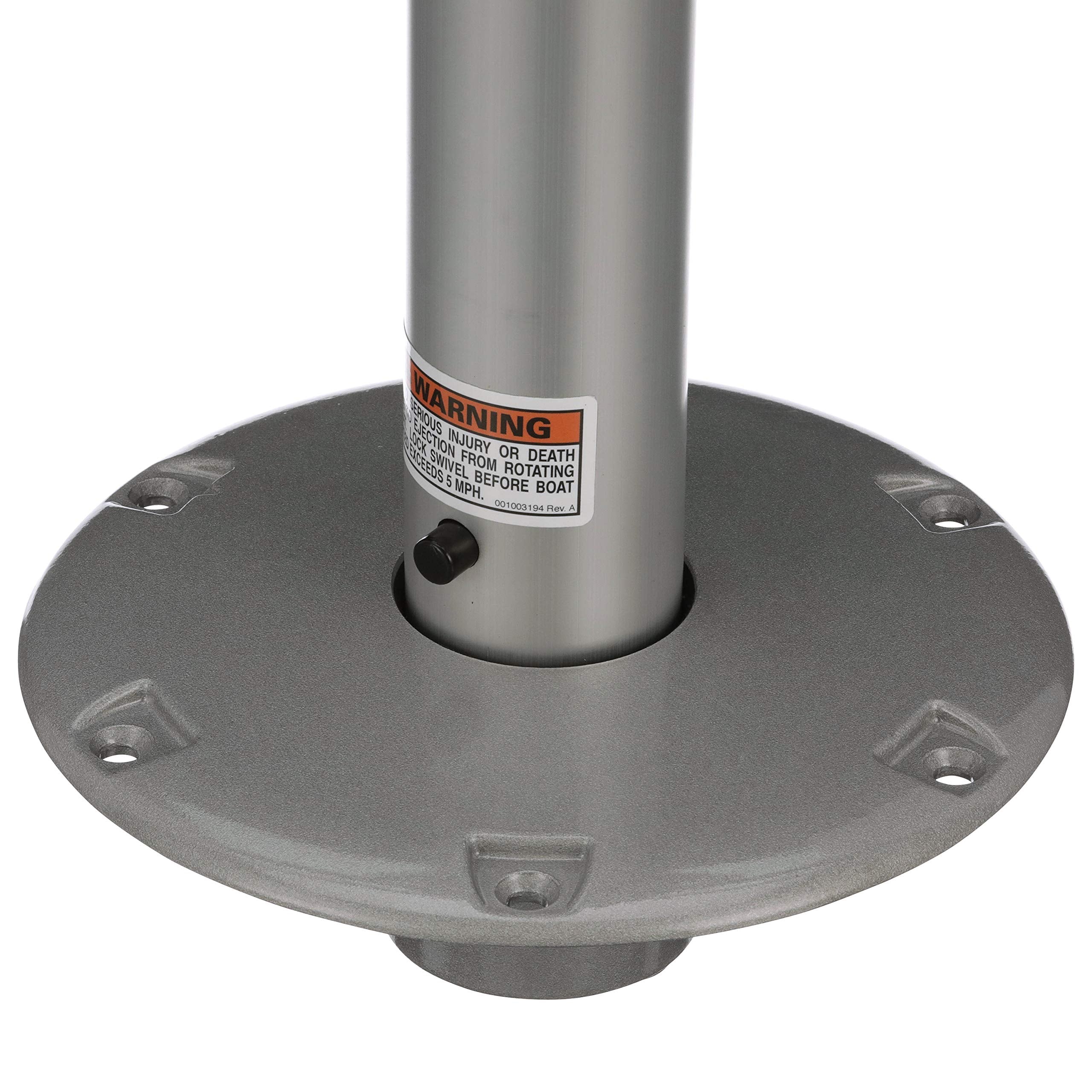 attwood 238 Series Swivl-Eze Boat Pedestal Seat Kit 23813-7, One Size