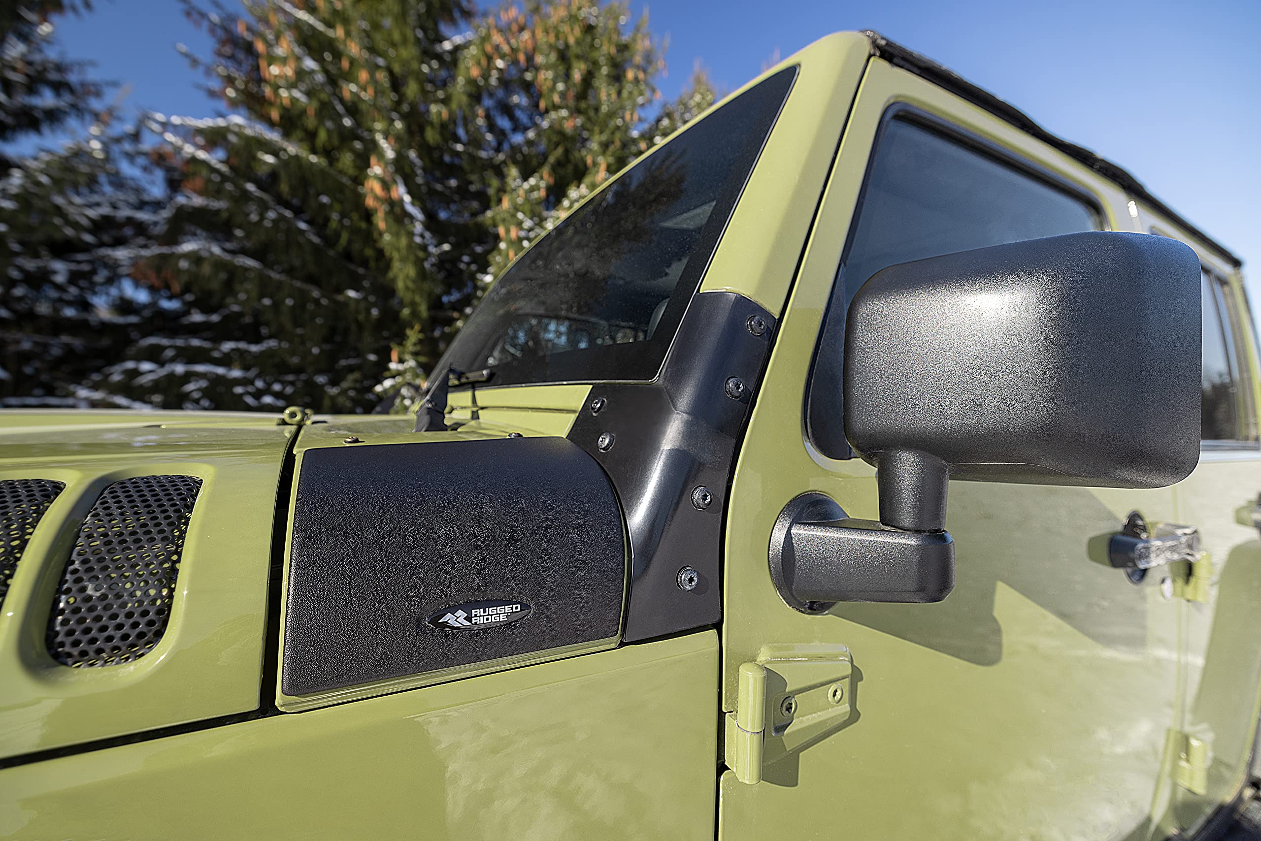 Cowl Body Armor Rugged Ridge for Jeep Wrangler JK/JKU | Thermoplastic Olefin (TPO), Black | 11651.79 | Fits 2007-2018 Jeep Wrangler JK/JKU 2-Door & 4-Door