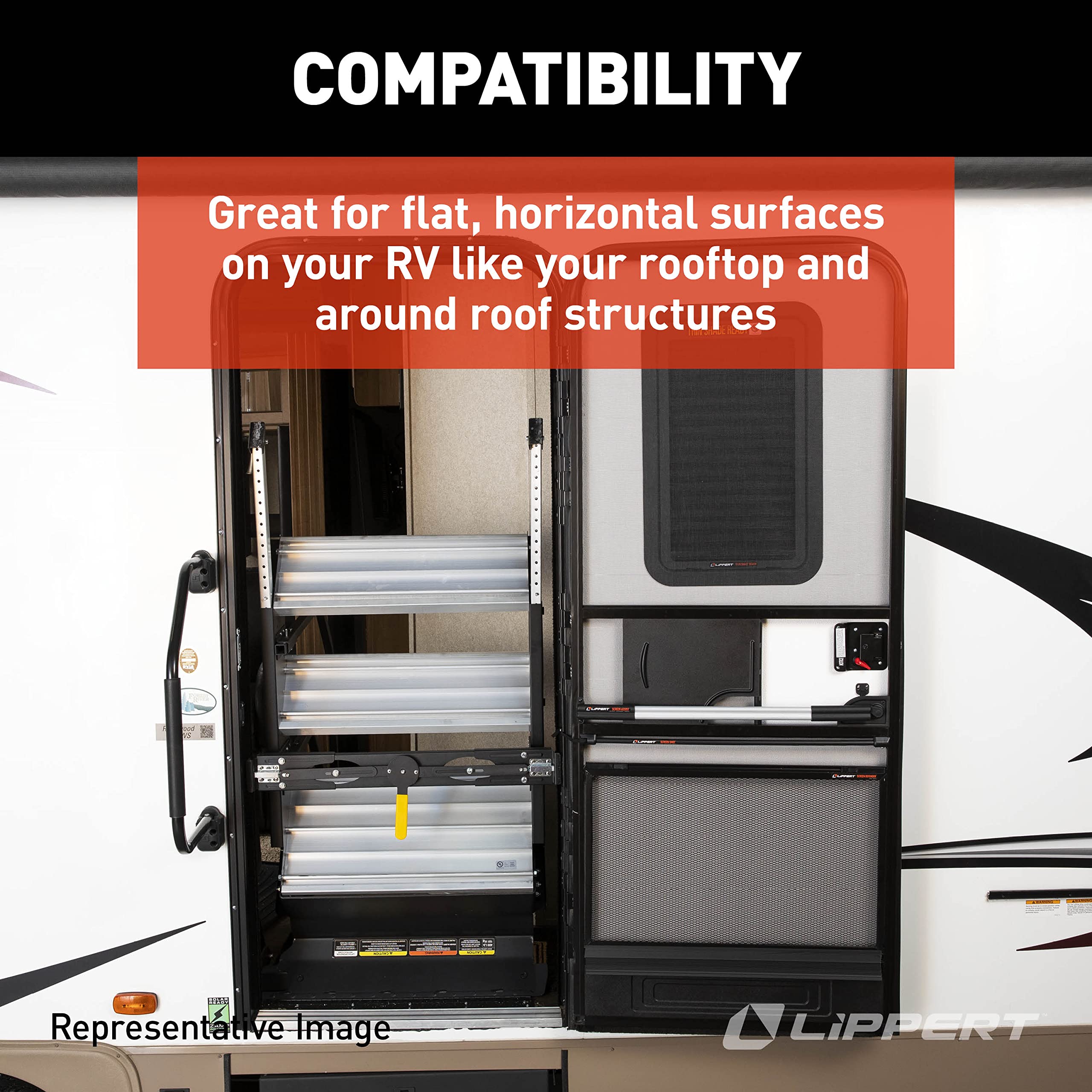 Self-Leveling Lap Sealant Lippert Components 1021 for 5th Wheel RVs, Travel Trailers and Motorhomes