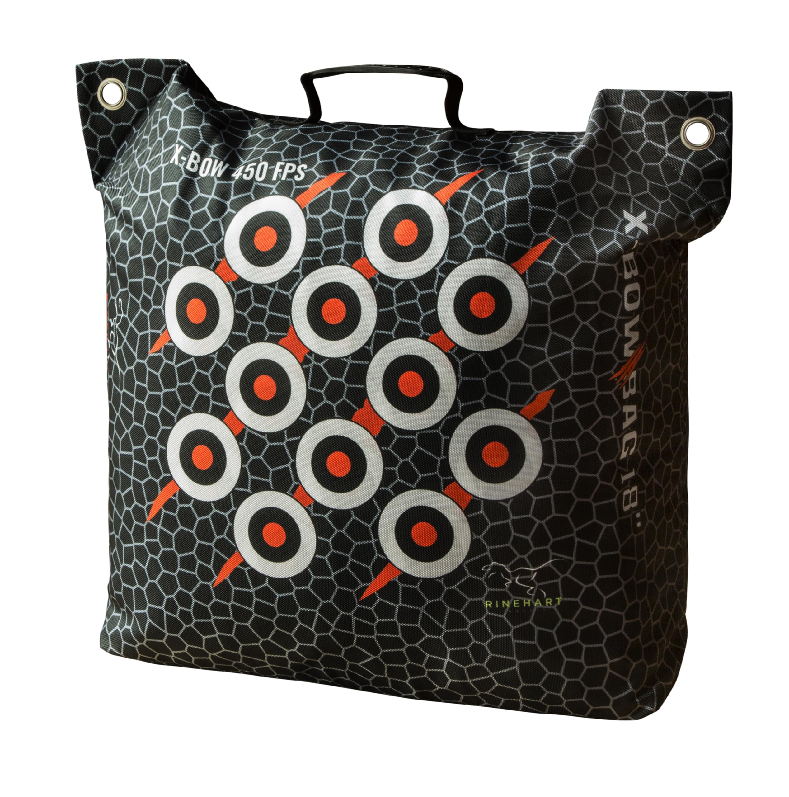 18" Rinehart X-Bow Bag Target | High-Speed Crossbow Bag Rated up to 450 FPS | Dual-Layer Power Band Construction | Made in USA