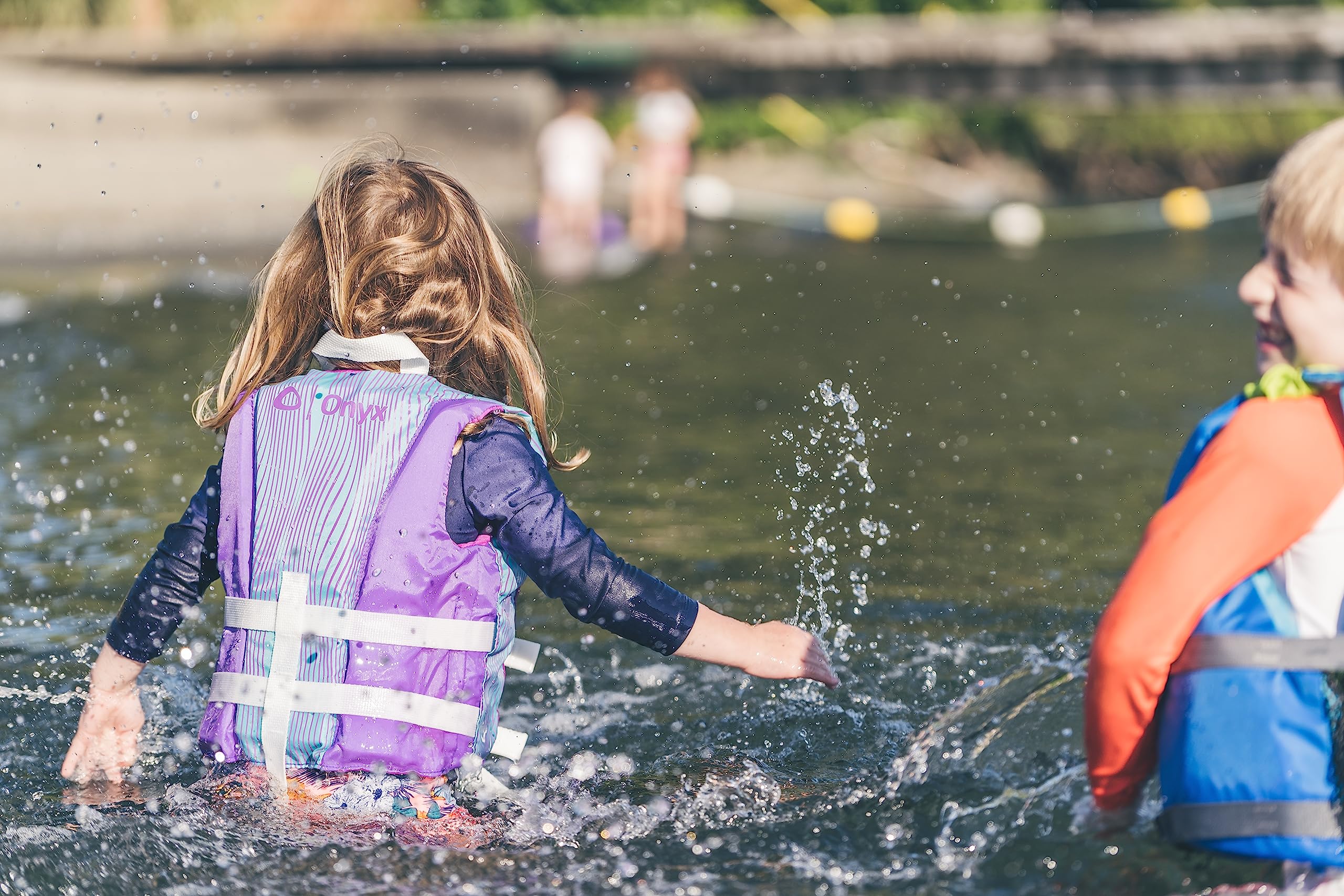 All Adventure ONYX Child Paddle & Water Sports Life Jacket, Purple