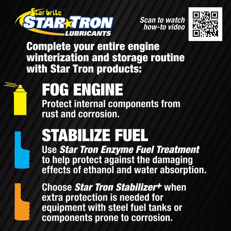 Deep Penetrating STAR BRITE Fogging Oil – Maximum Rust & Corrosion Protection for All Engines in Seasonal or Long-Term Storage - 12 OZ Spray (084812)