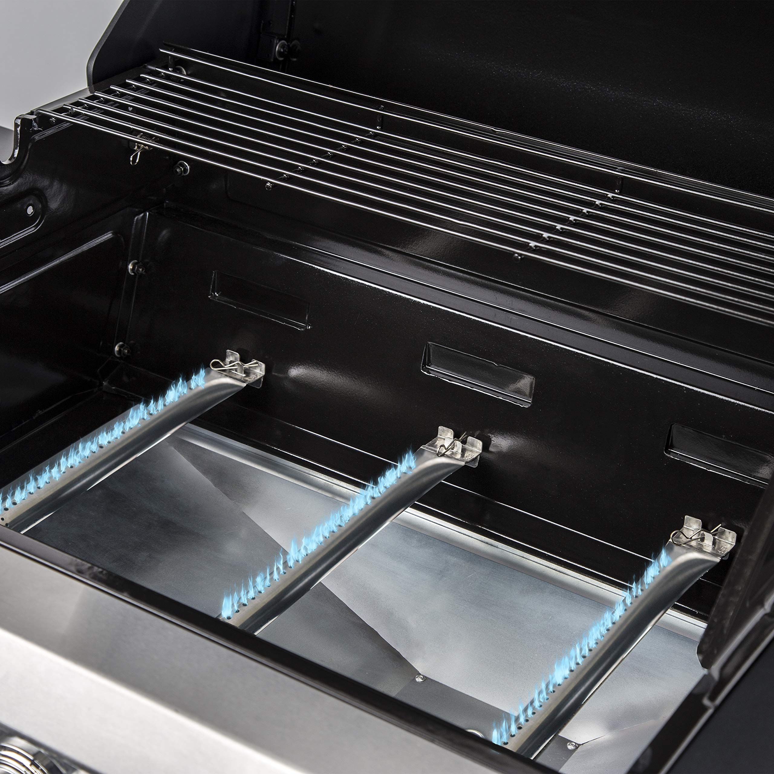 Red 3 Burner LP Gas Grill