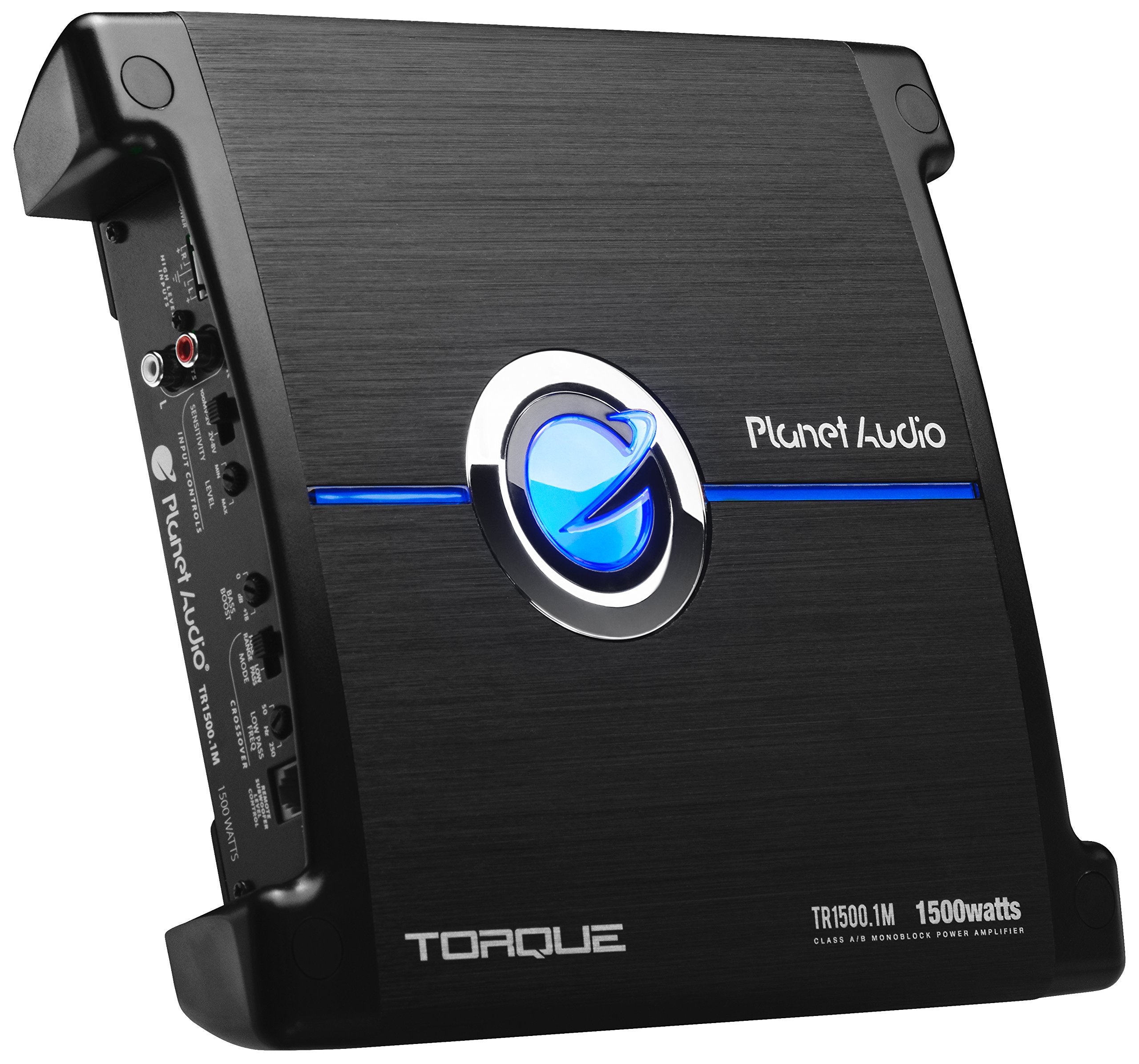 Monoblock Planet Audio TR1500.1M Car Amplifier - 1500 High Output, Low/High Level Inputs, Low Pass Crossover, Hook Up to Subwoofer for Bass