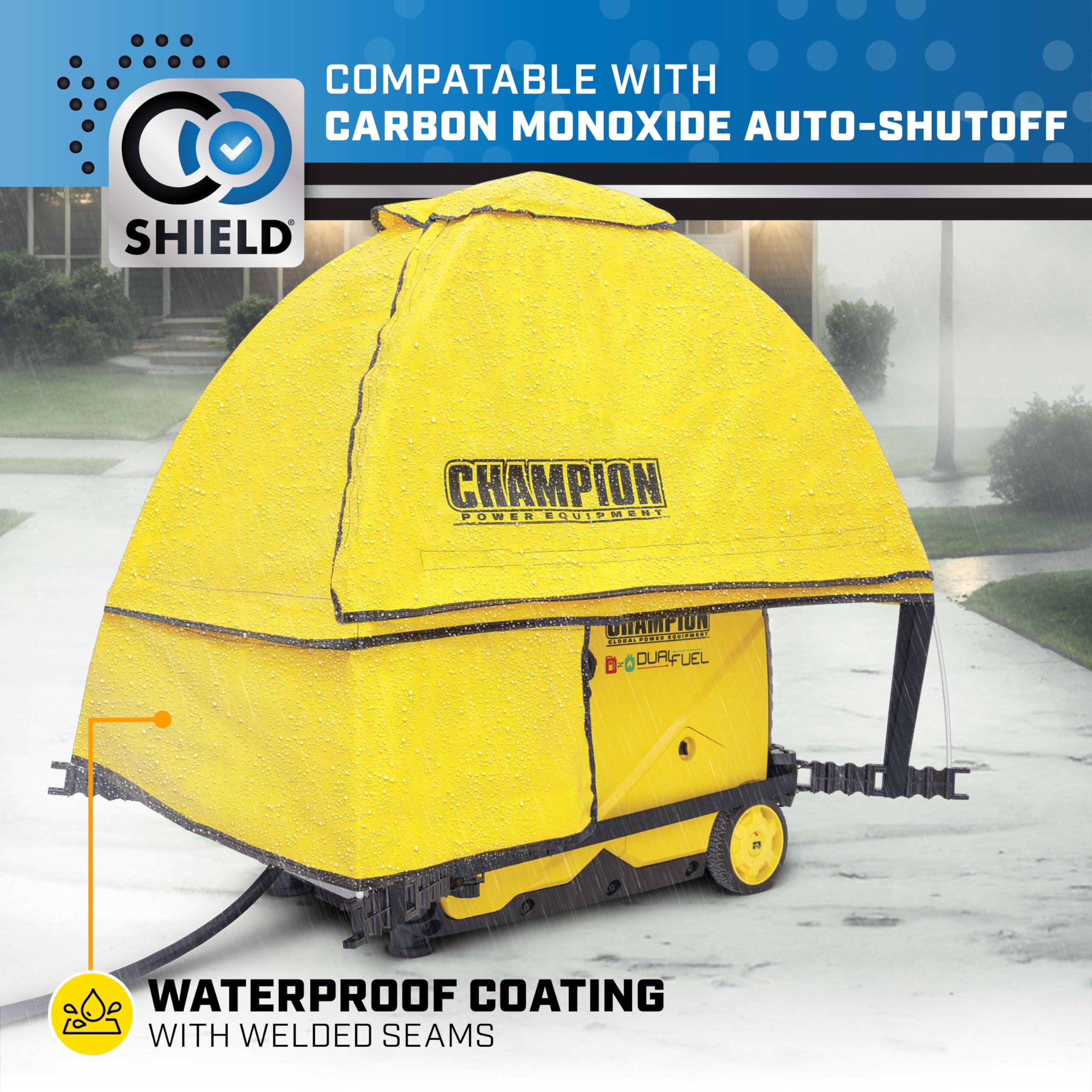 Storm Shield Champion Power Equipment 100603 Severe Weather Inverter Generator Cover by GenTent for 2000 to 8500 Starting Watt Inverters