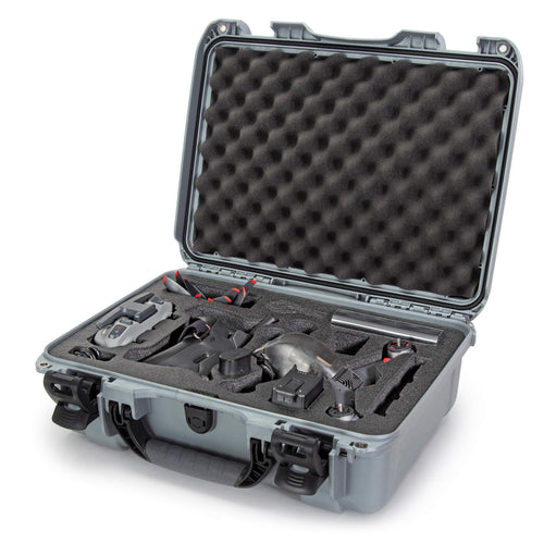 Nanuk Waterproof Hard Case 925 with Foam Insert for DJI FPV Fly More Kit - Silver (925-FPVG5)