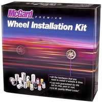 McGard Black Spline Drive 5 Lug Wheel Installation Kit (M14 x 1.5), 16 Lug Nuts / 4 Locks / 1 Key / 1 Install Tool