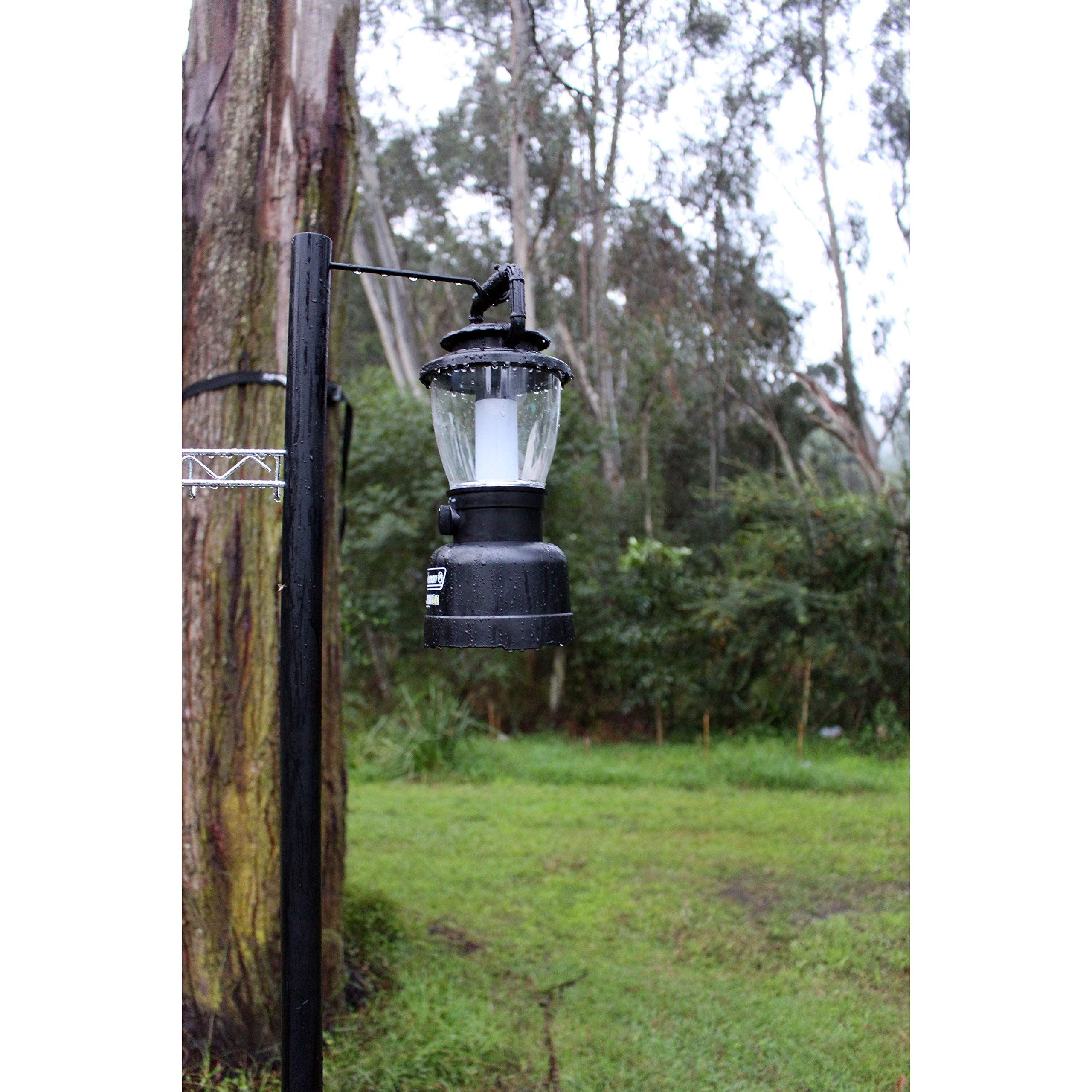 Rugged Coleman Rechargeable 400 Lumens LED Lantern, Impact & Water-Resistant Lantern with USB Charging Port, Lifetime LEDs Never Need Replacing