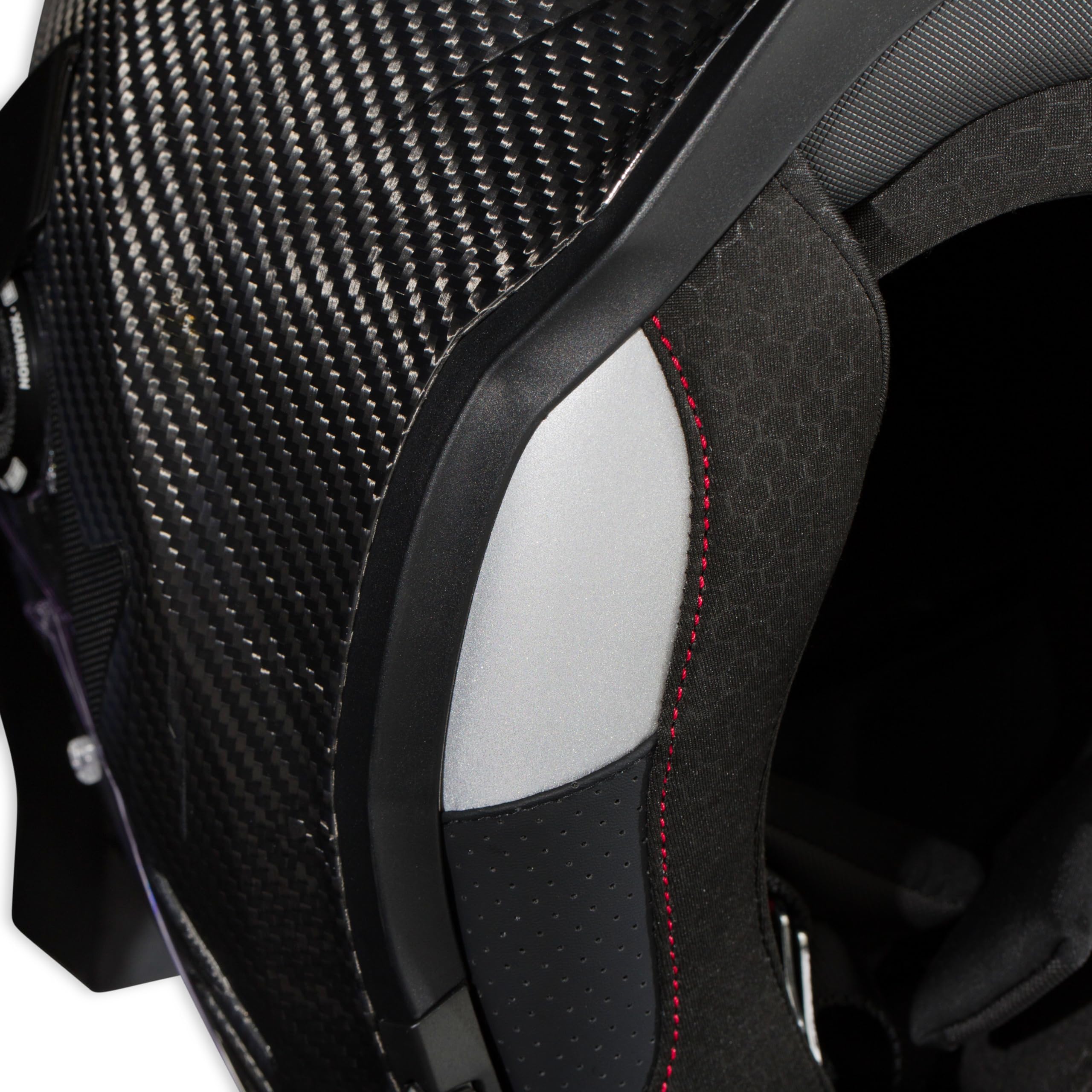 Simpson Bandit Xcursion Motorcycle Helmet - Carbon - Small | Off Road Dirt Bike UTV Motocross ATV | Full Face | Removable Peak | Clear Pinlock Anti-Fog Visor Shield | DOT ECE Certified (XBCSM)
