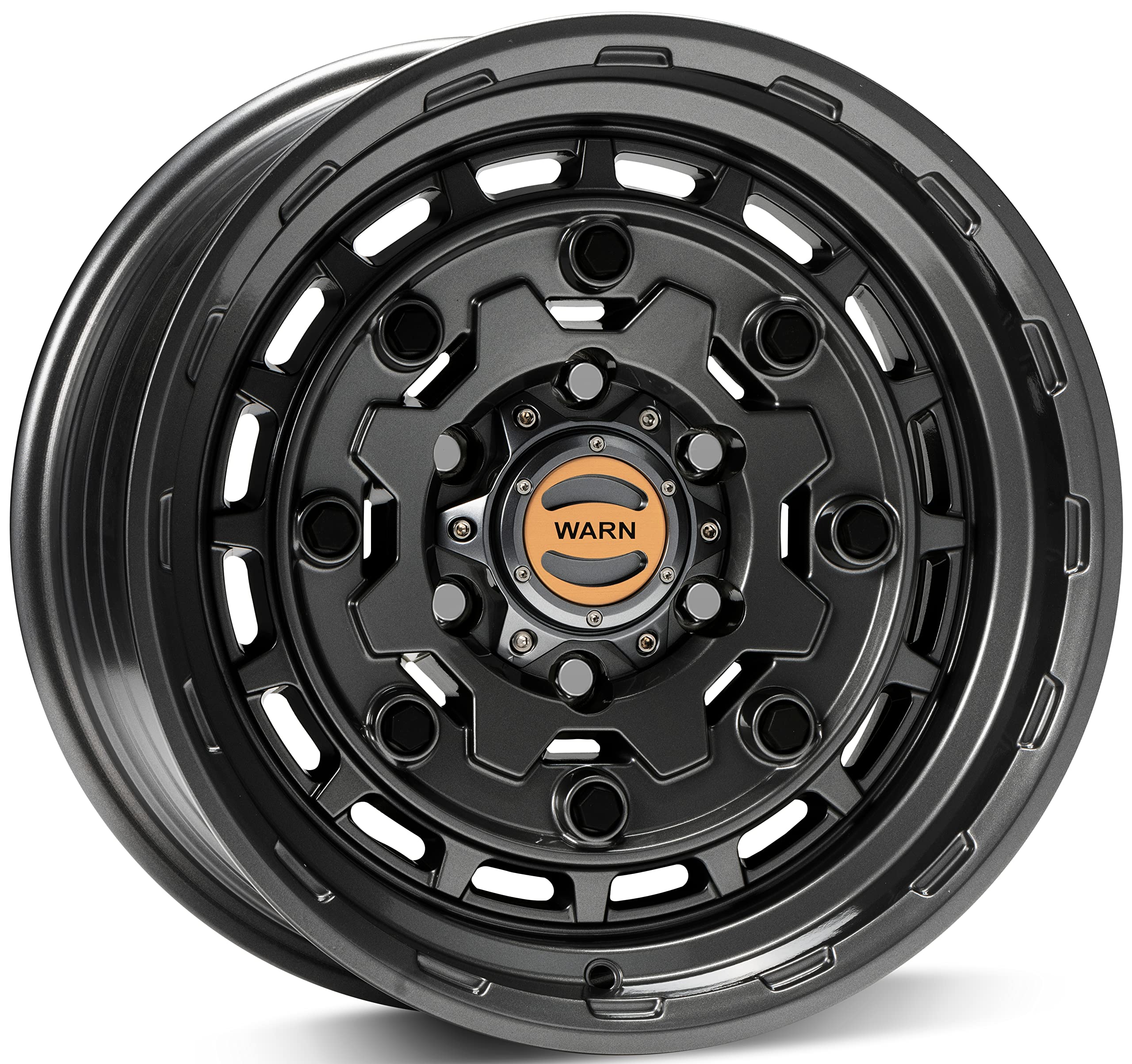 Epic WARN Wheels with Six-Lug Bolt Pattern, Black - Fits: 2021 Ford Bronco and 2019-Current Ford Ranger, Toyota Tacoma, and Toyota 4Runner