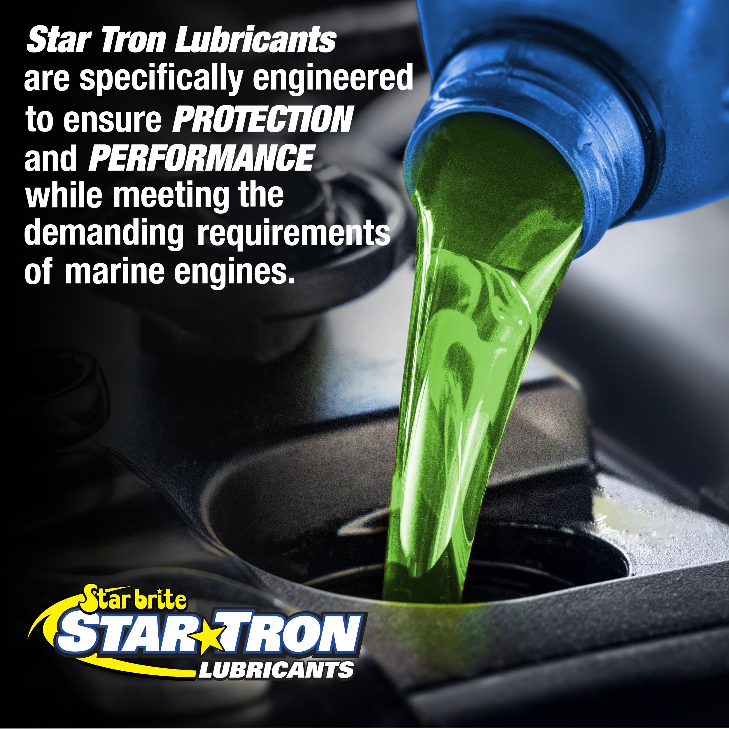 STAR BRITE High Viscosity Star Tron Lower Unit Gear Lube 80W90 - Anti-Wear, Rust & Corrosion Inhibitors, Ideal for Outboard Motors & Stern Drives - 10 OZ (027010)