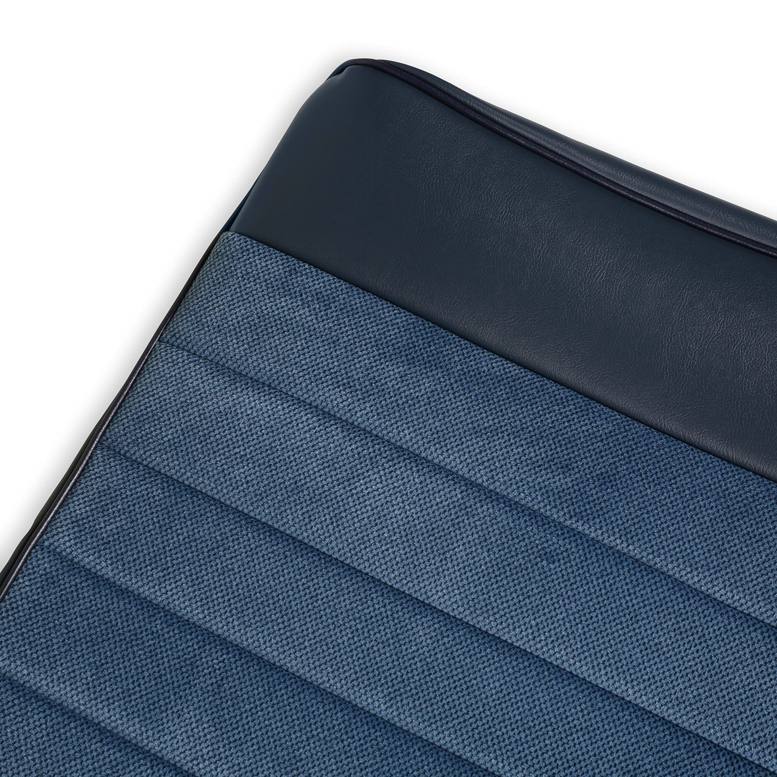 05-312 Brothers Trucks Seat Upholstery Standard Pleat Cloth/Vinyl - Navy