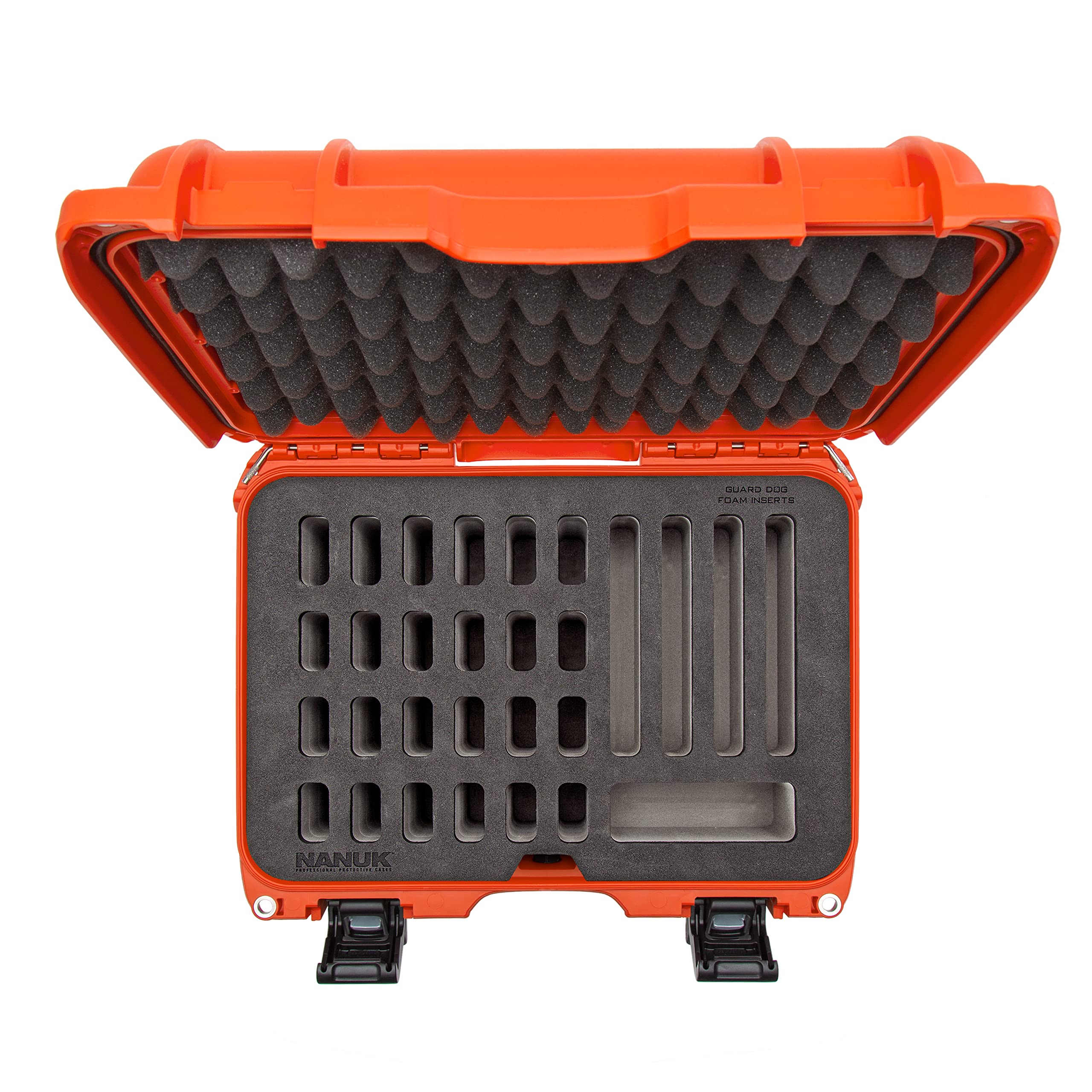 Orange Nanuk Case w/Foam Insert for 28 Knives 915-28KNI3