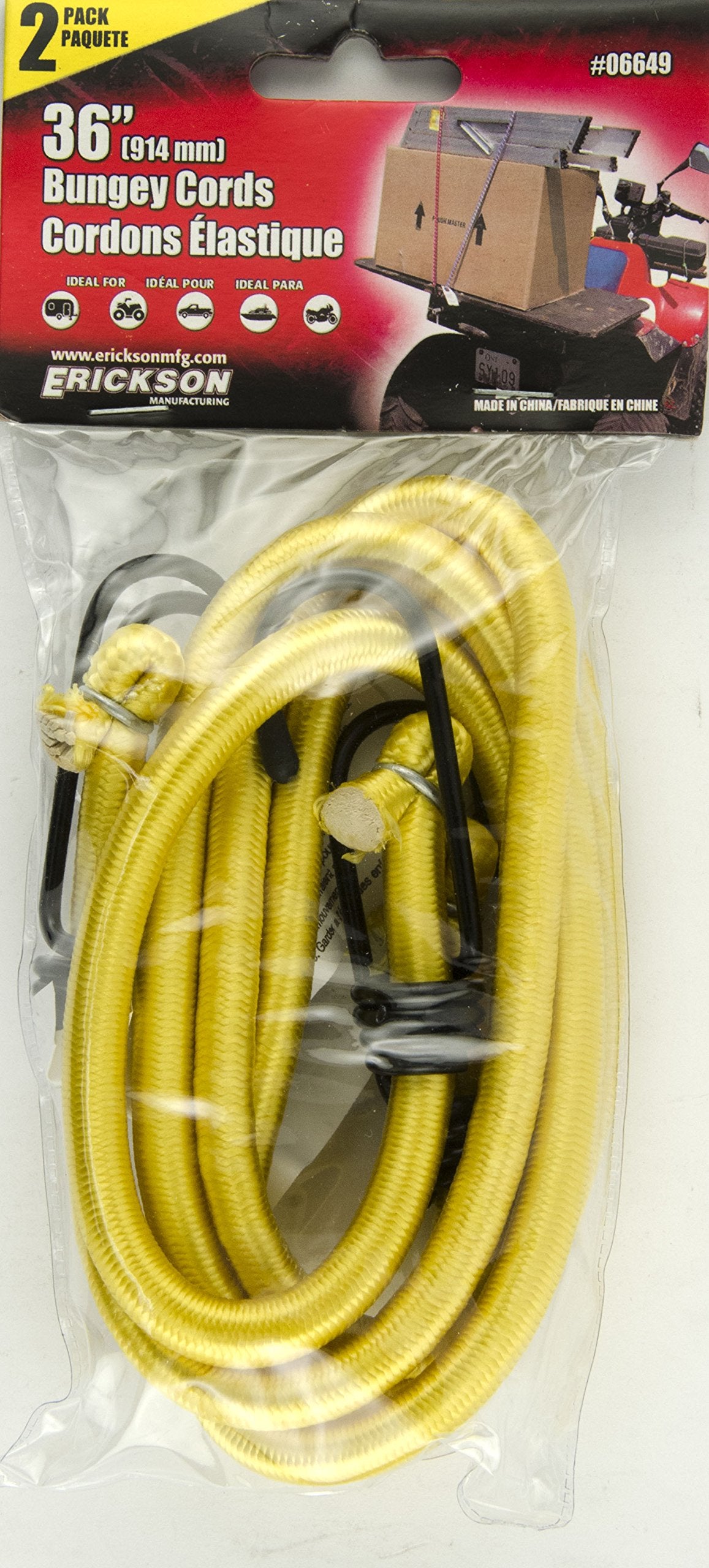 36" Erickson Bungey Strap, (Pack of 2)