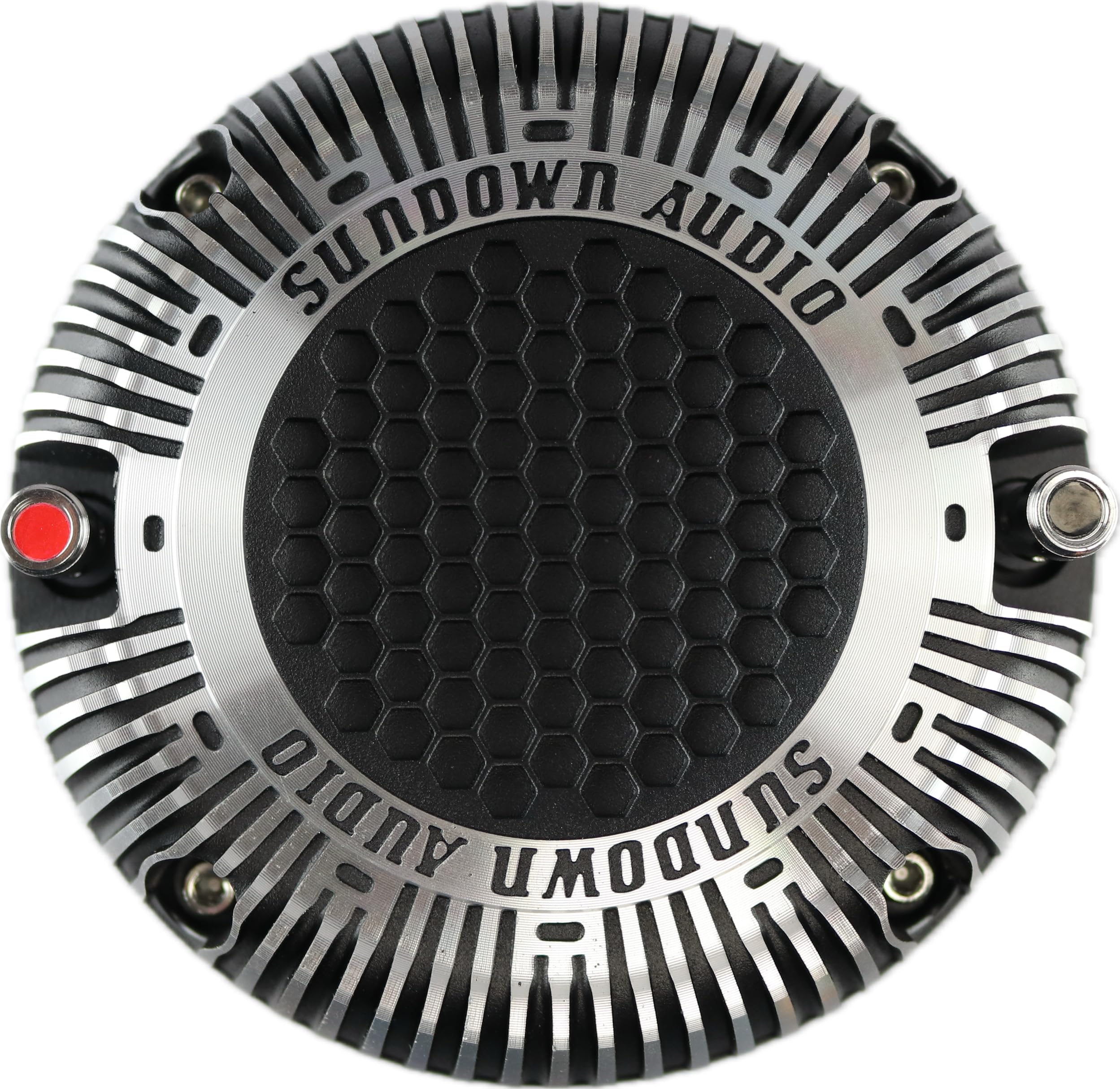 Sundown Audio 2" Throat NEO Super Horn Driver SHNMD - 110W RMS (220W Program), 4 Ohm - 3" CCAR Voice Coil, Titanium Diaphragm, Neodymium Magnet, 120dB Sensitivity, 600Hz-20kHz