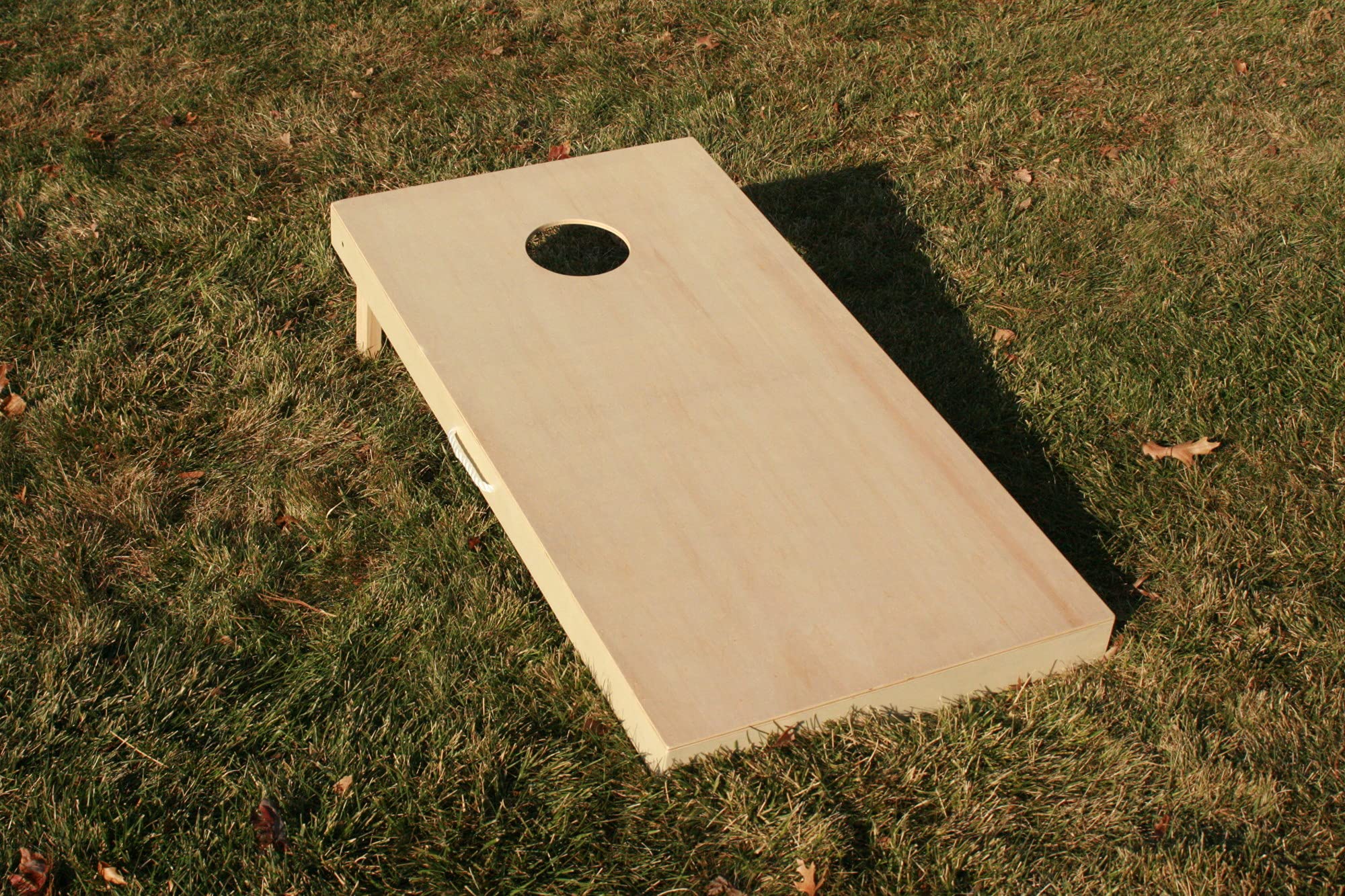 2x4 and 2x3 Triumph Sports Solid Wood Premium Cornhole Sets - Birch Veneer Plywood - Solid Wood Rear Legs - Interior Bag Storage - 8 Bags Included