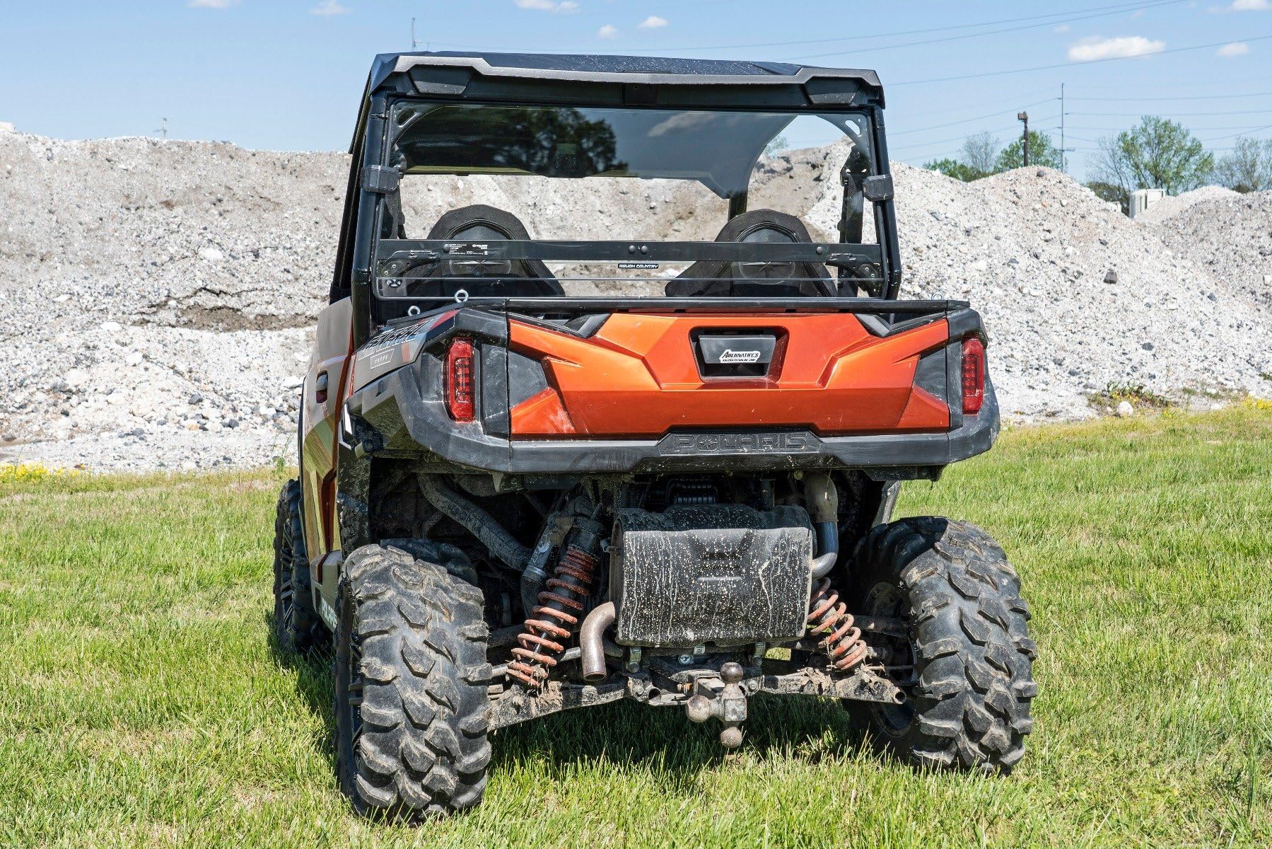 Polaris General Rear Windshield for Rough Country - 98162012