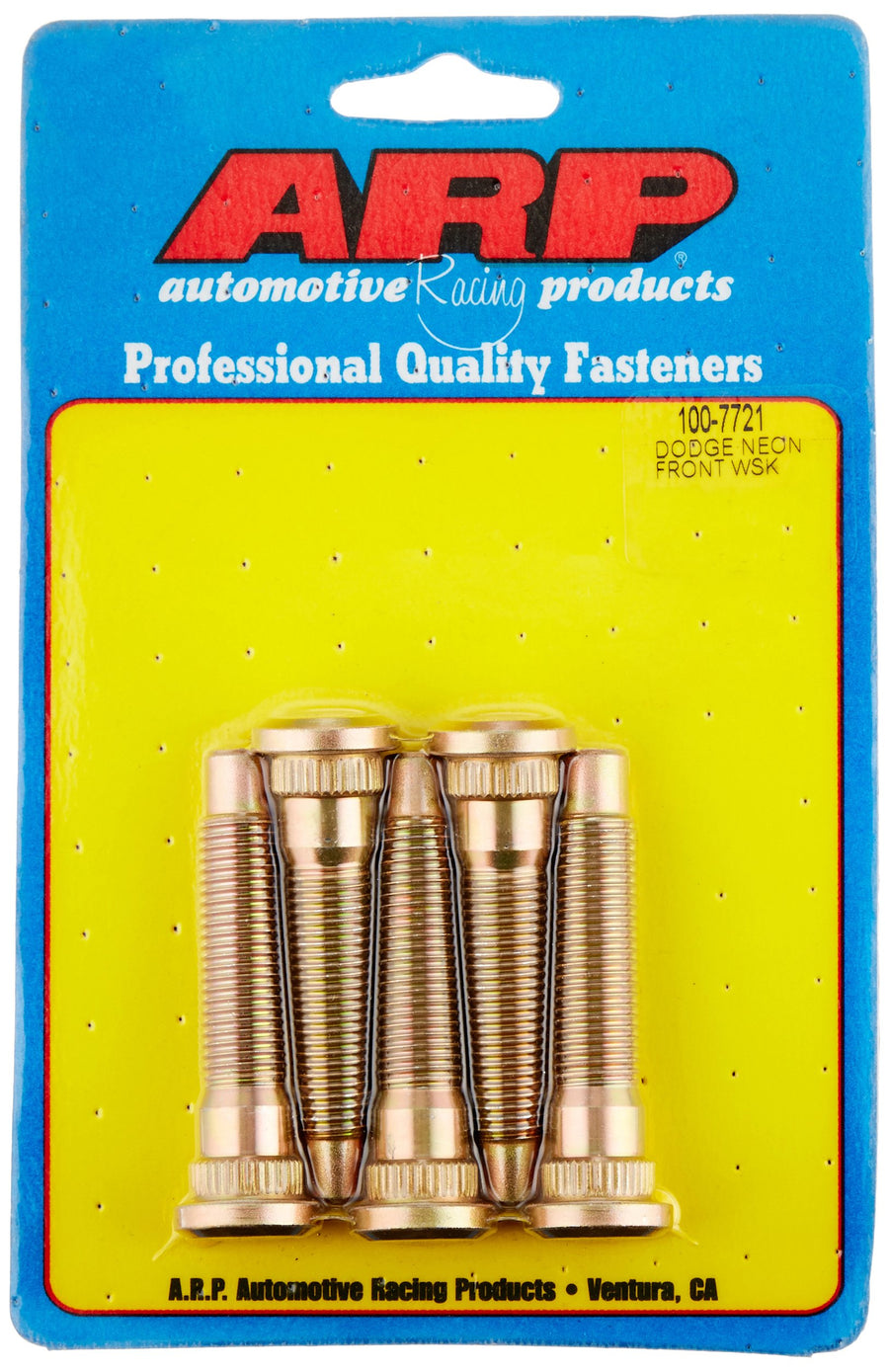 Front Wheel Stud Kit ARP 100-7721 for Dodge Neon