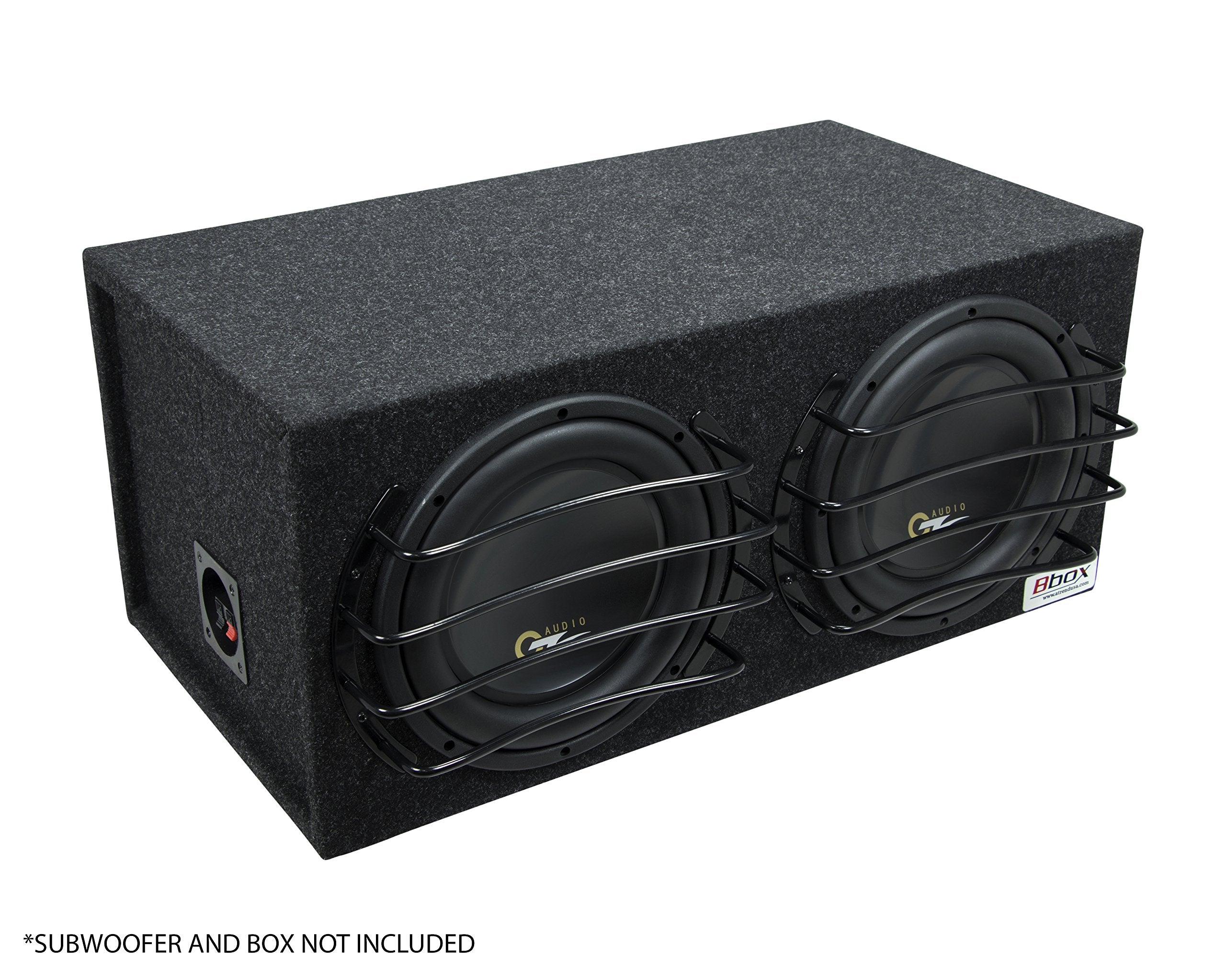10GB Atrend 10" Subwoofer Black Grill Pair