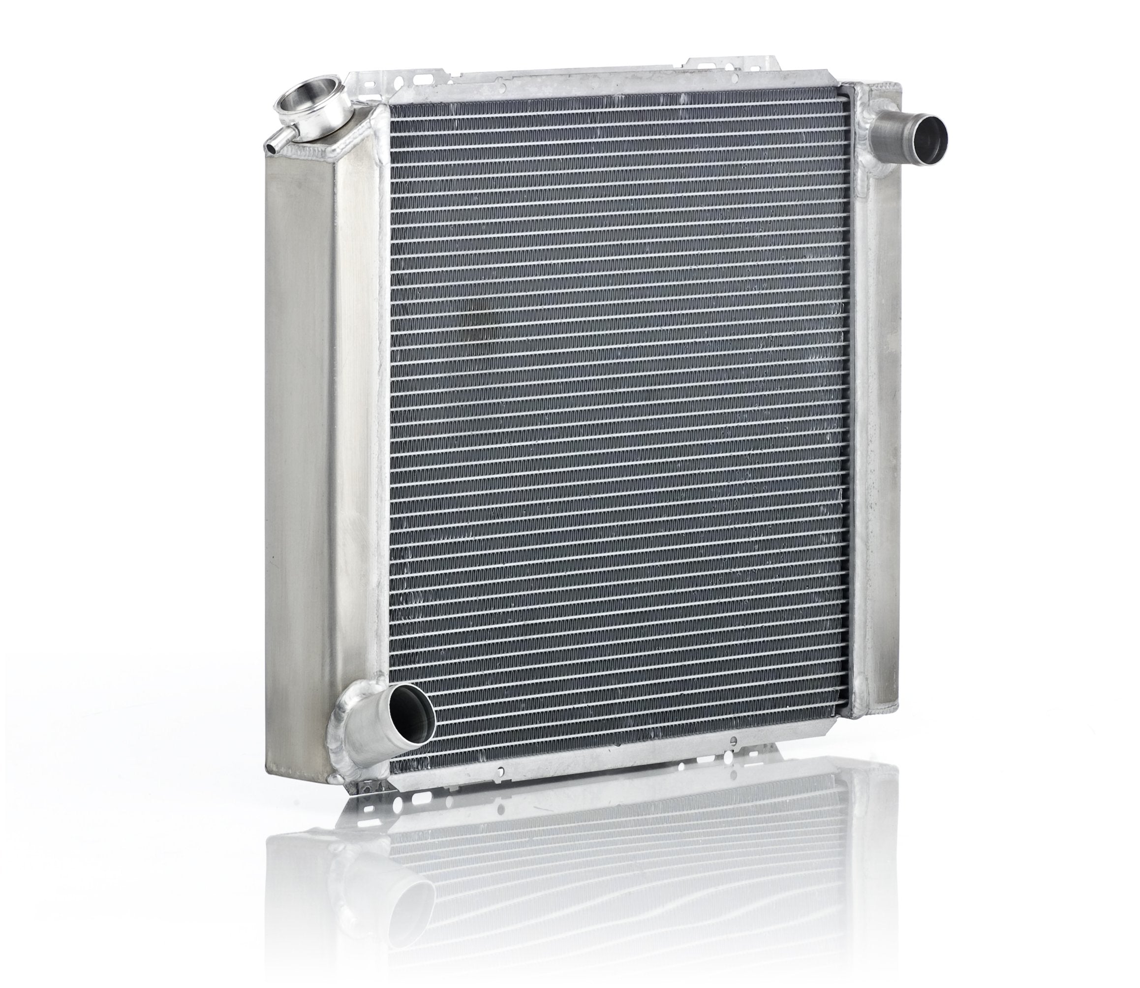 Qualifier Be Cool 35006 Natural Finish Radiator with Dual 1" Core