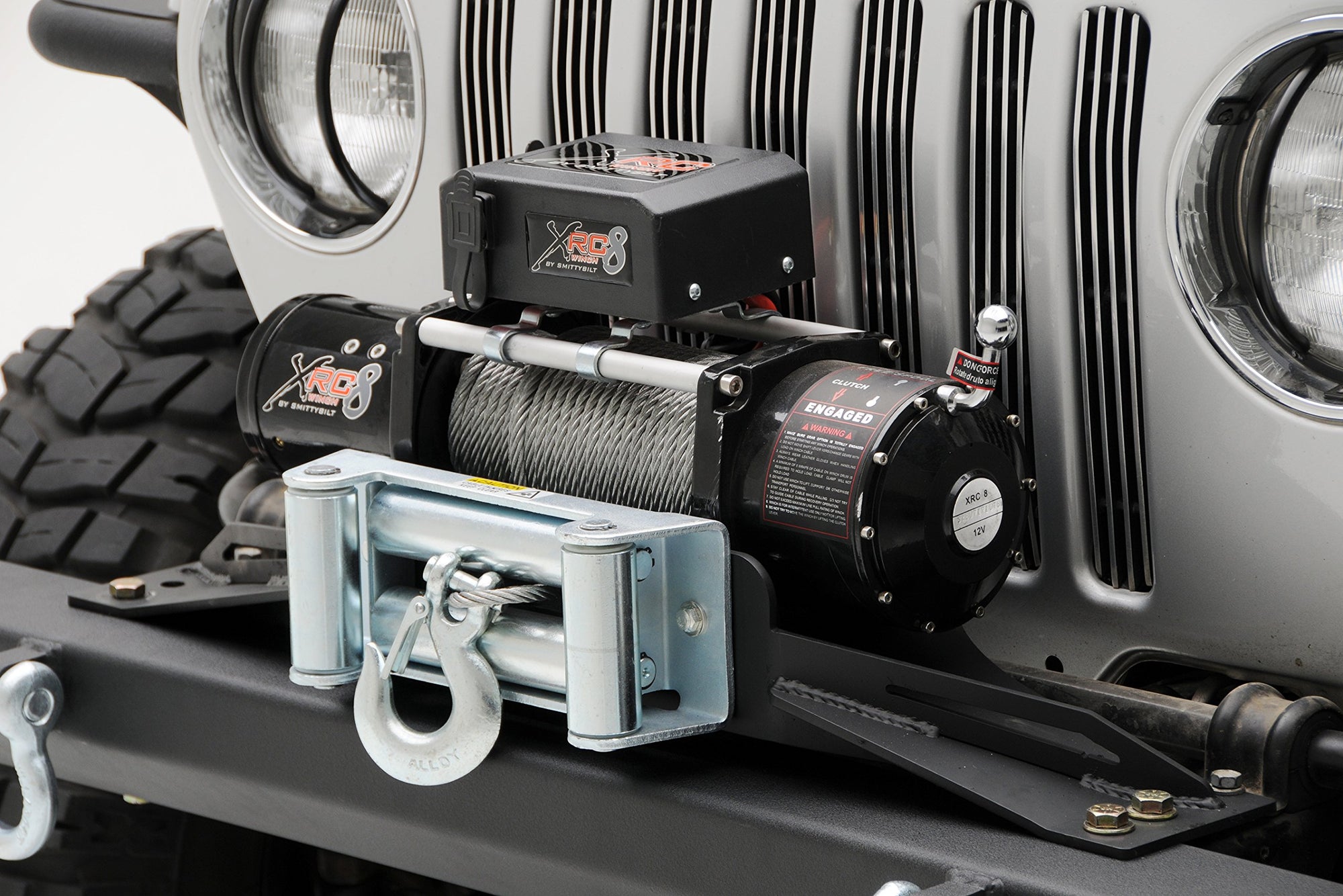 WINCH SmittyBilt PLATE RAISED YJ/TJ - SB2802