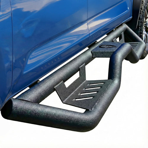 Tyger Auto Kobra Tyger Running Boards Compatible with 2024-2026 Toyota Tacoma (Fits Hybrid) | Double Cab | TG-KB2T25002 | Textured Black Drop Step Rail