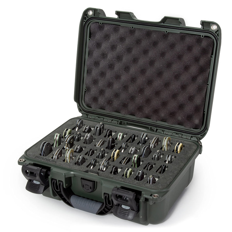 Olive Nanuk Case w/Foam Insert for 40 Knives 915-40KNI6