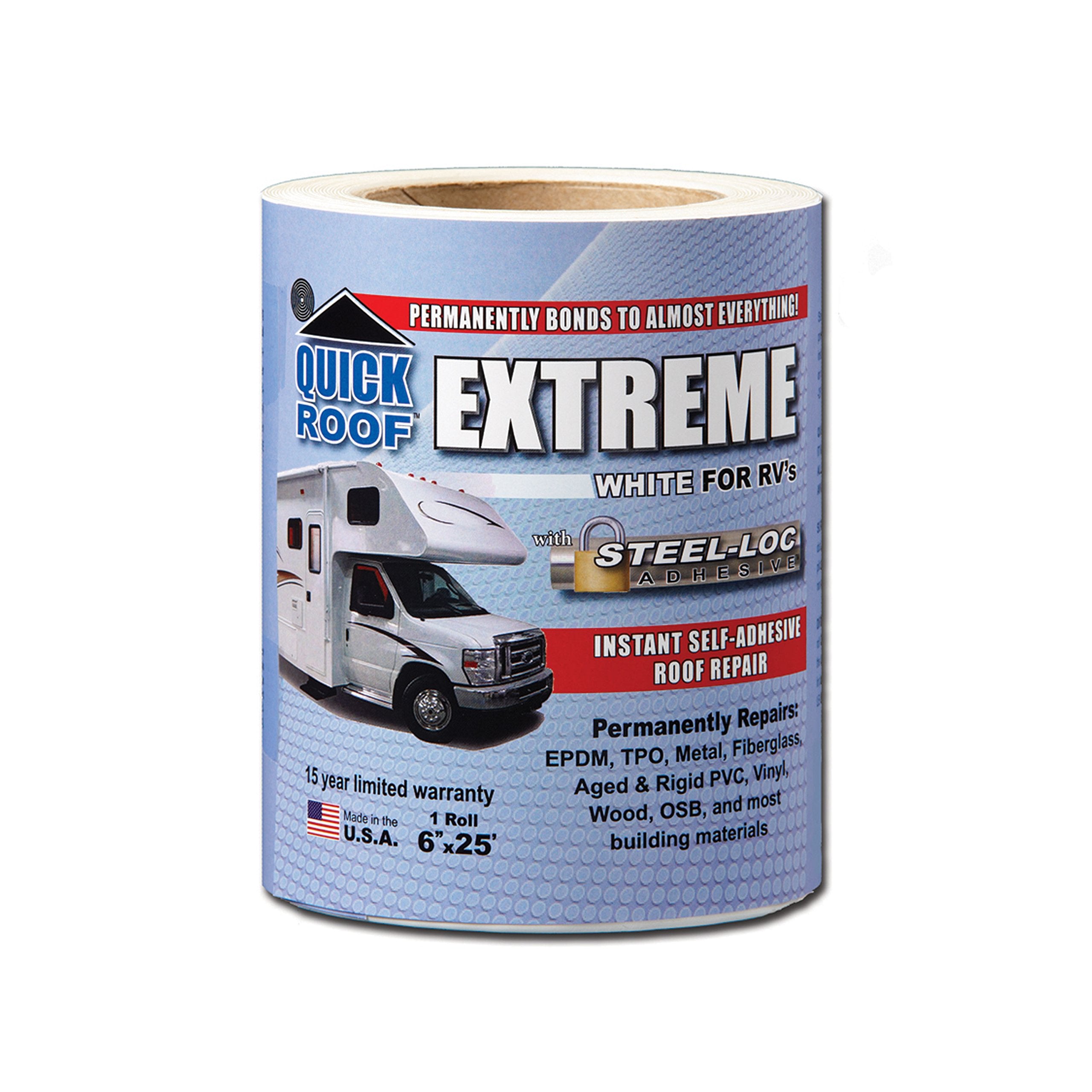 Cofair Quick Roof UBE625 Extreme White 6" x 25'
