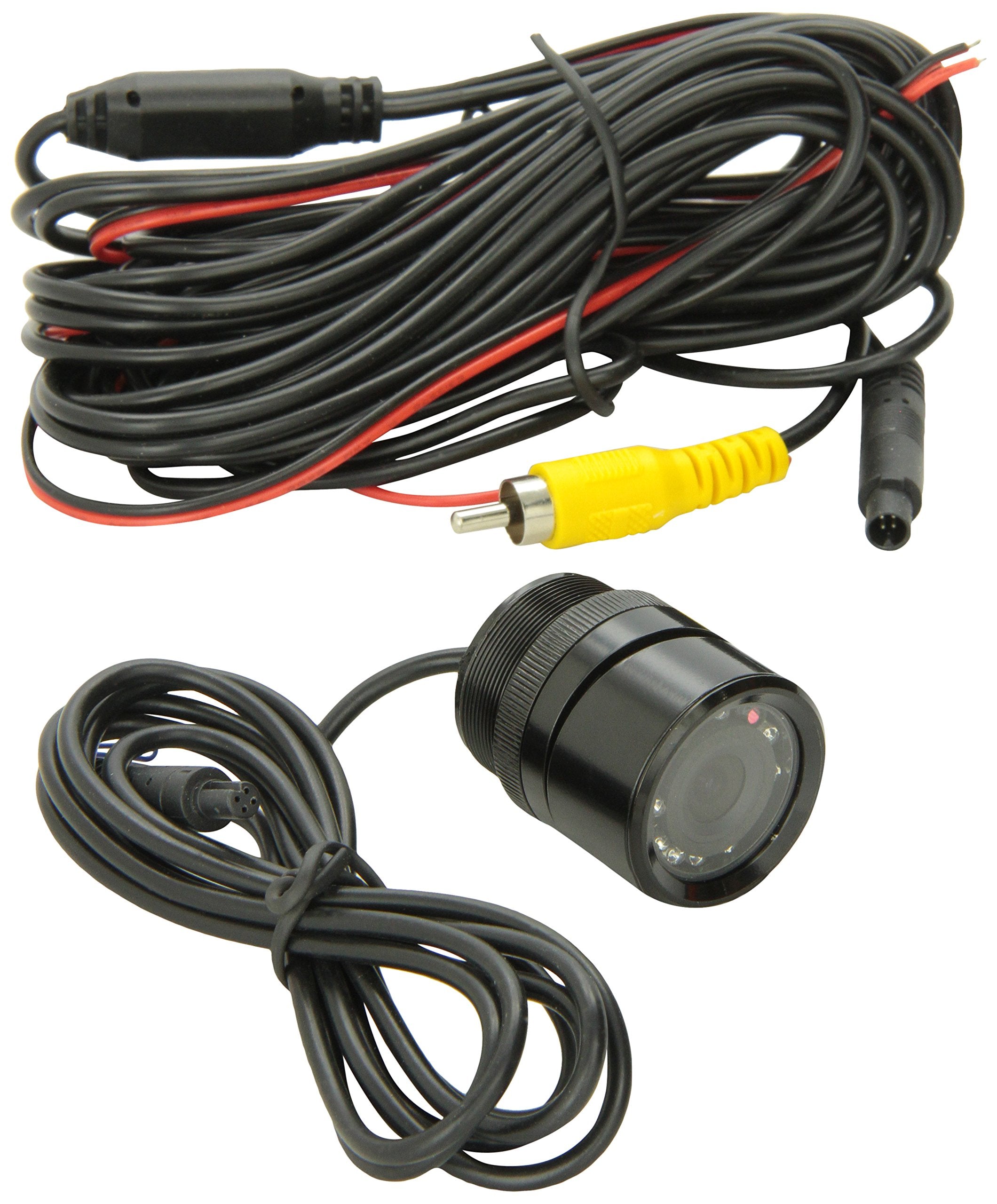 Metra Third Eye Camera Through-Hole with Wireless Video Transmitter and Receiver (Black), TE-THC