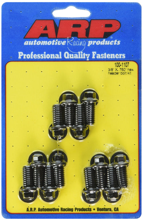 ARP 12-Point Black Oxide Header Bolts - Set of 12 1001107