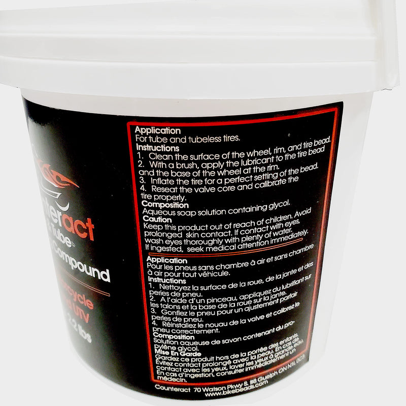 Motorcycle Tire Mounting Paste Counteract 2lb