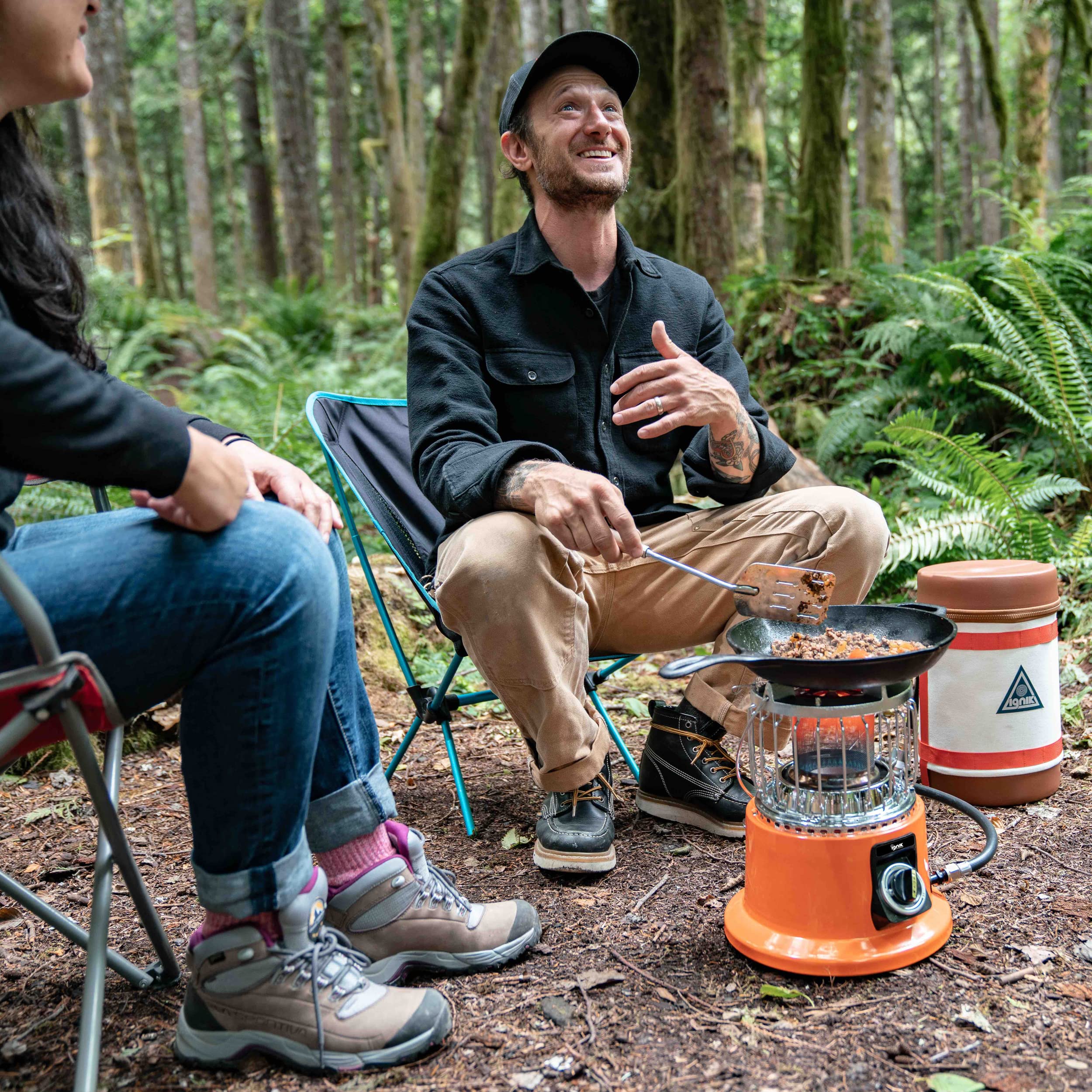 10,000 BTU Ignik Propane Space Heater and Camping Stove