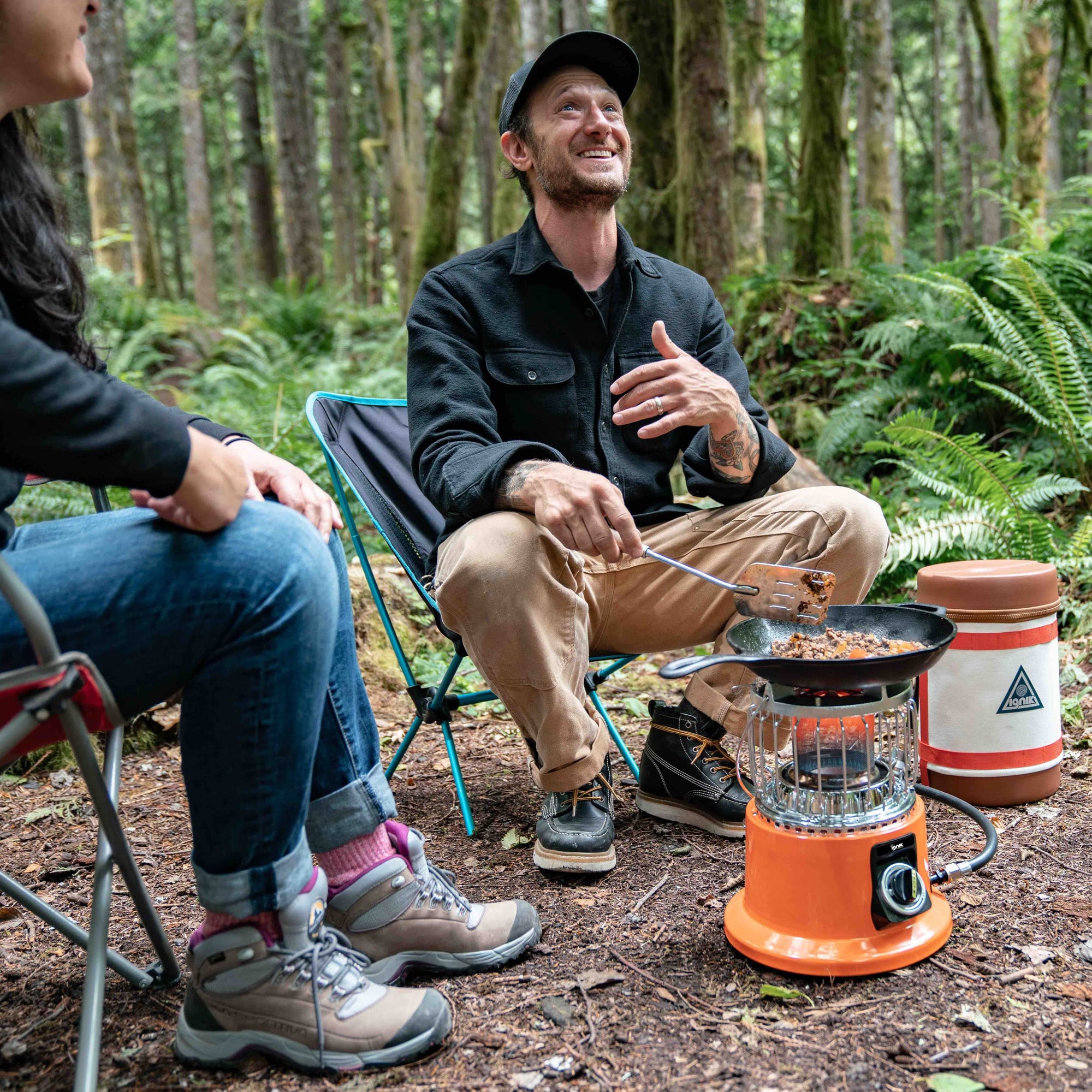10,000 BTU Ignik Propane Space Heater and Camping Stove