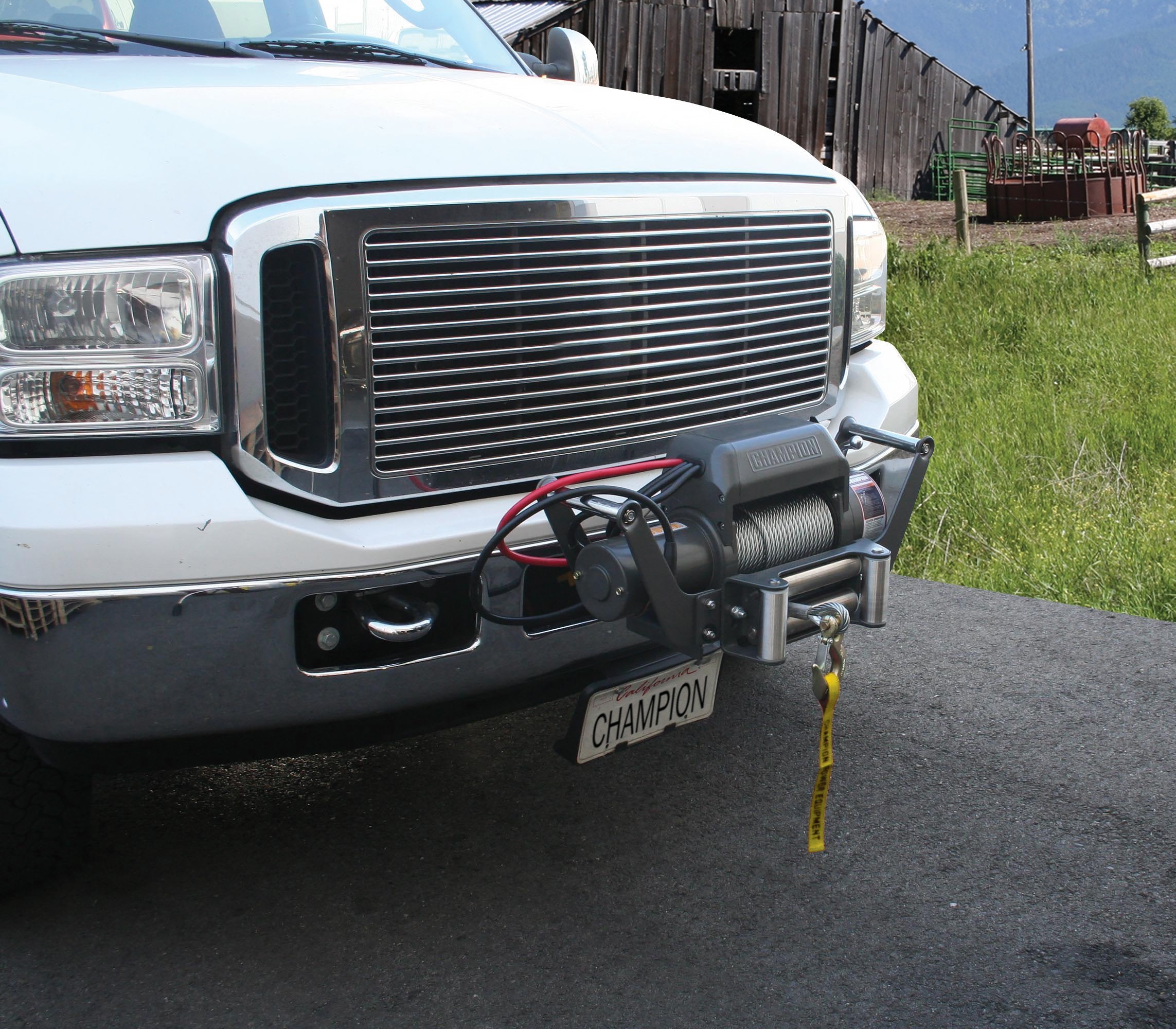 10,000-lb. Champion Power Equipment Truck/SUV Winch Kit with Speed Mount and Remote Control