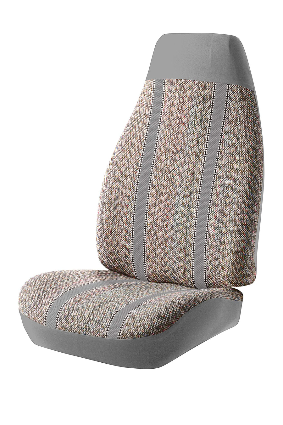 Custom Fit FIA TR48-19 Gray Front Seat Cover Bucket Seats - Saddle Blanket, (Gray)