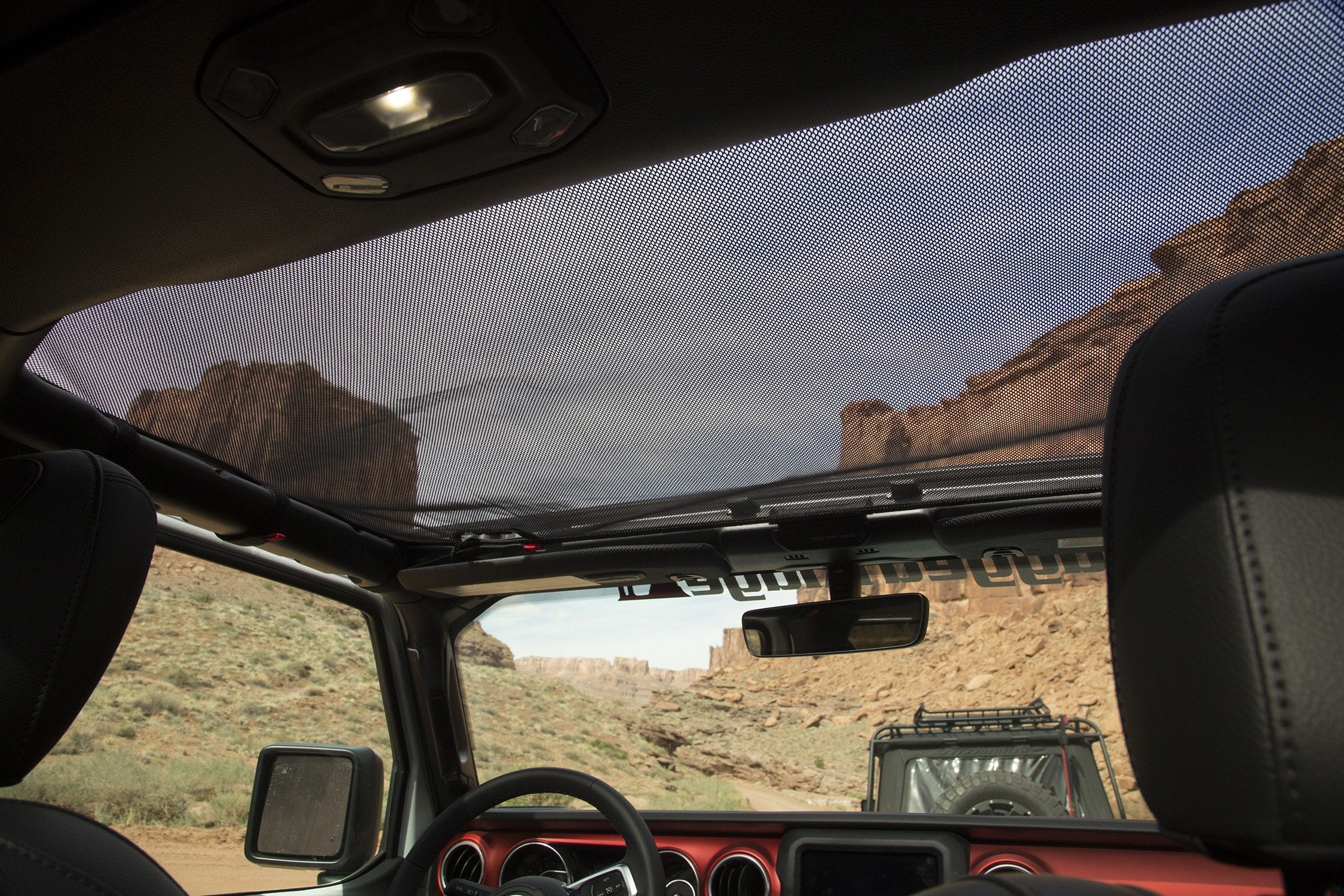 Eclipse Sun Shade Rugged Ridge 13579.73, Black, Hard Top; 18-Current Wrangler (4Dr) / 2121 Gladiator