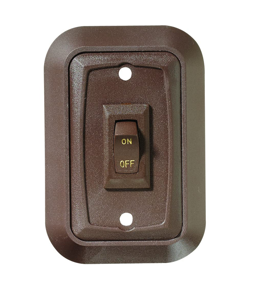 Wall Plate Switch RV Designer Collection S651 Single On/Off, 3.53 inches x 2.39 inches