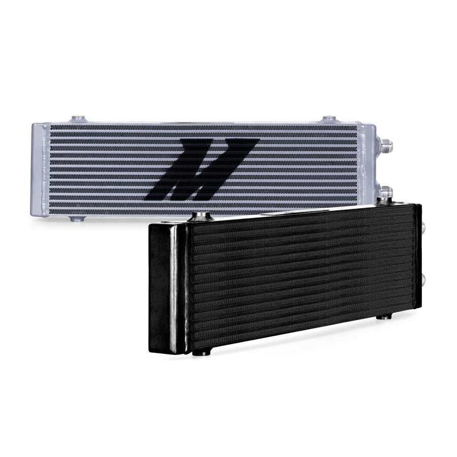 Mishimoto Dual Pass Universal Bar & Plate Oil Cooler Heat Exchanger, Large, Silver