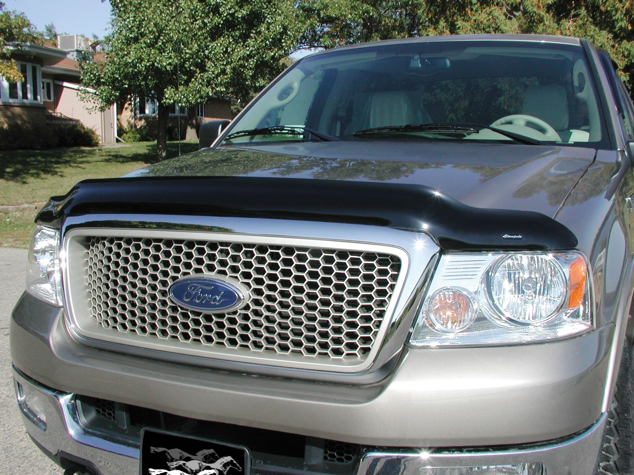 Vigilante Hood Protector | Stampede - High Profile / Chrome| 2006-2010 Ford Explorer (Includes XLT, 7-10 Sport Trac) | 2137-8