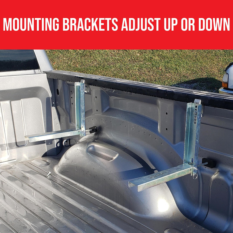 DuHa Humpstor 70800 Side Toolbox and Gear Storage fits Open Truck Beds and Tonneau Covers | Black Heavy-Duty Side Tool Box | Includes Mounting Hardware and Dividers