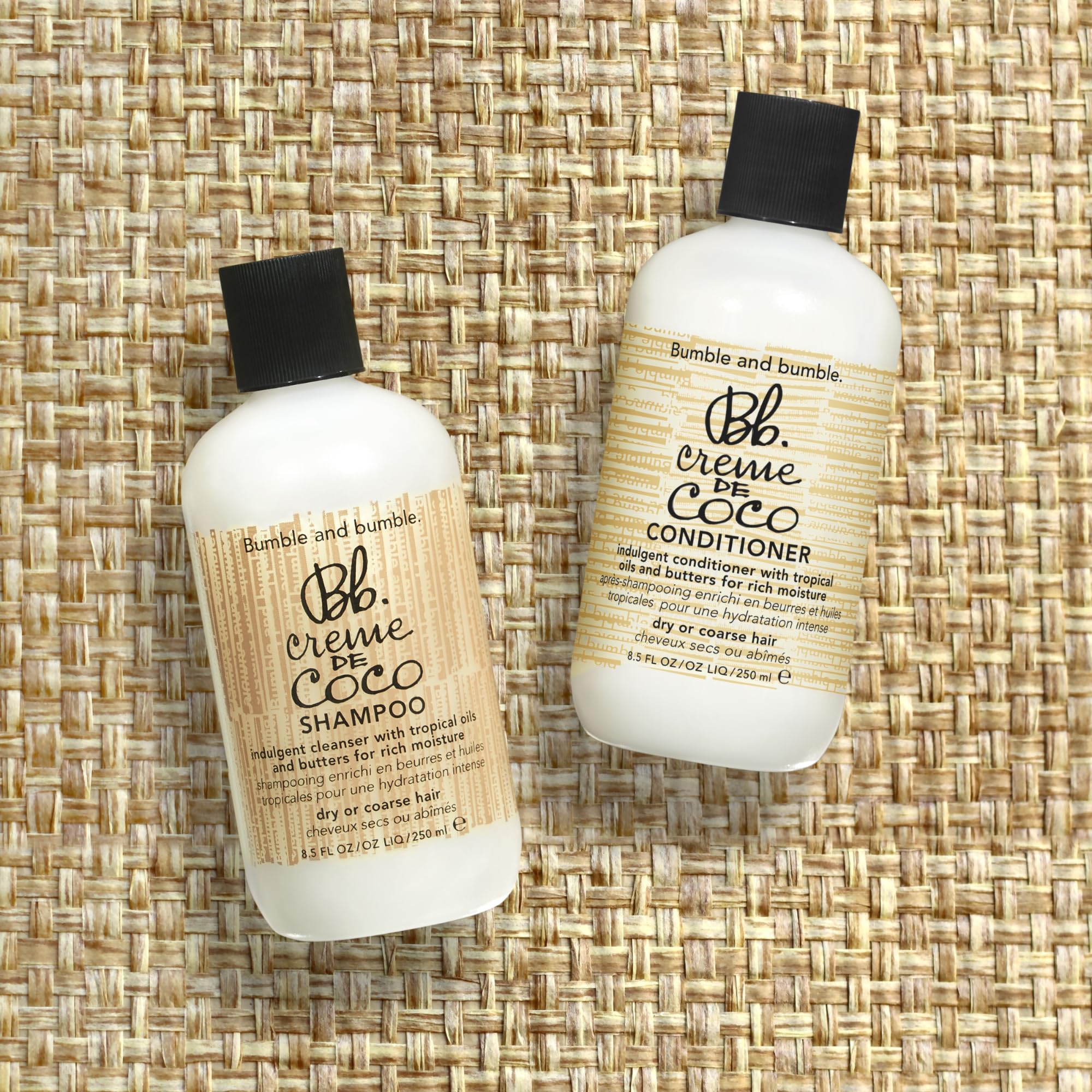 Creme De Coco Coconut Shampoo Bumble and bumble. | For Rich Moisture | Anti Frizz + Hydrating | Curly, Wavy, Straight, 8.5 Fl Oz