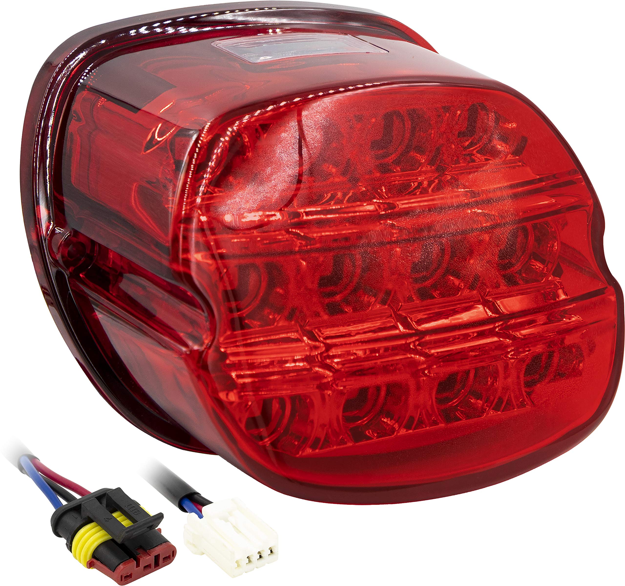 LED Replacement Tail Light Saddle Tramp - Red Lens 1999-2009