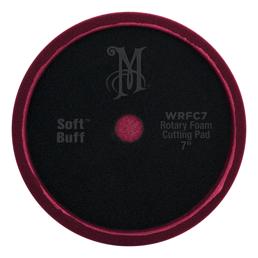 7" Meguiar's Soft Buff Rotary Foam Cutting Pad WRFC7 - Professional Paint Correction for Removing Heavy Defects - Heavy Cut Pad for Use with a Rotary Buffer, 1 Count