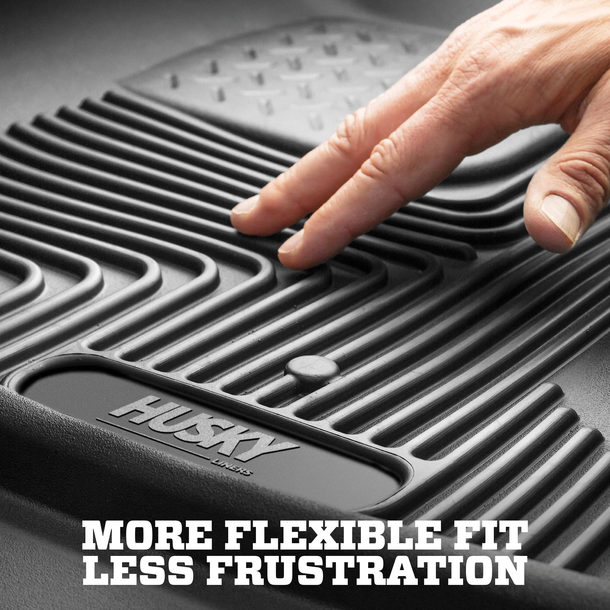 Husky Liners Floor Mats X-act Contour | Fits 2022-2026 Kia Carnival | 3rd Row, 1-pc Black - 77441
