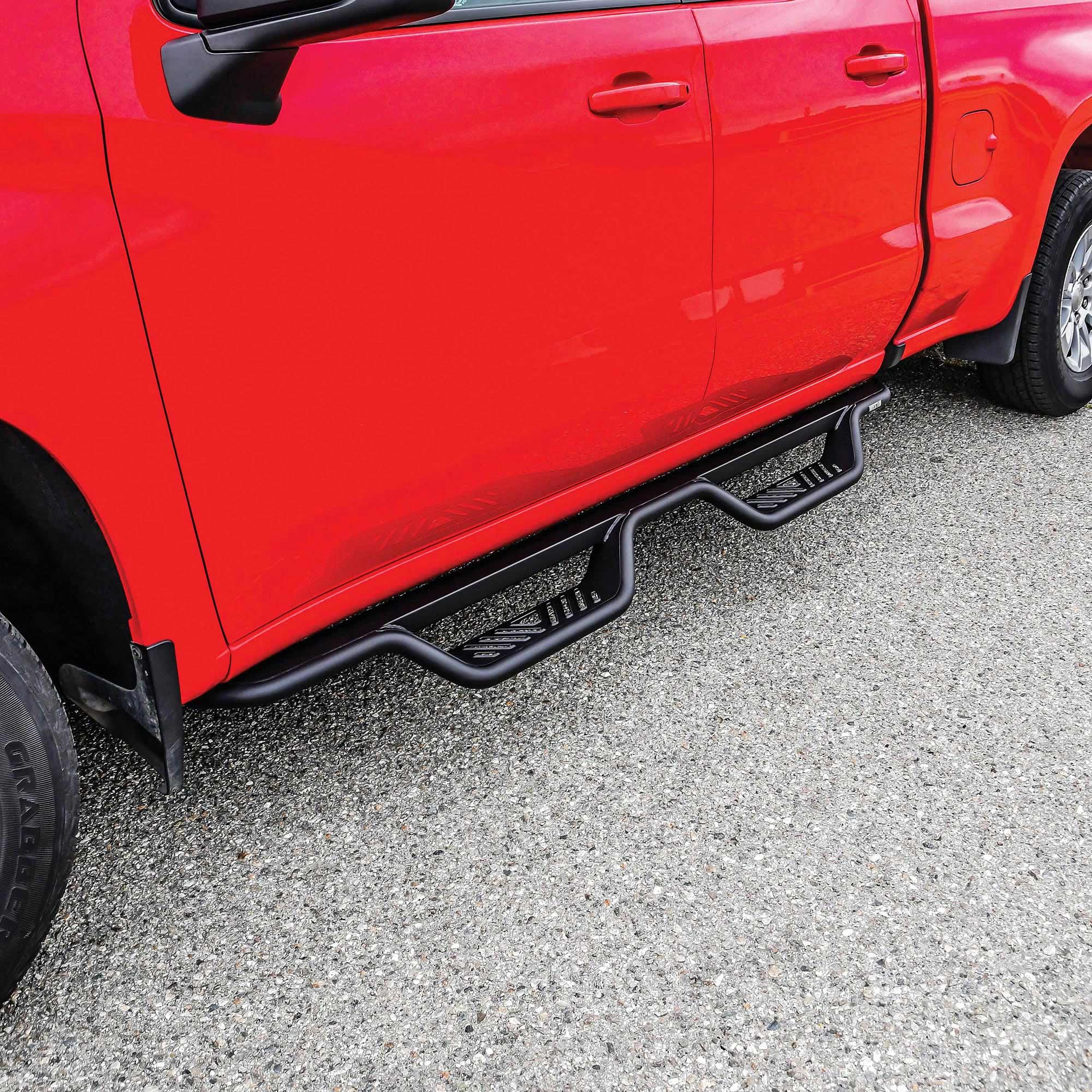 Outlaw Westin 20-13715 Drop Nerf Step Bars fits 2014-2018 Chevrolet Silverado/Sierra 1500 Double Cab (Rocker Mount); 2019 Silverado LD; 2019 Sierra 1500 Limited