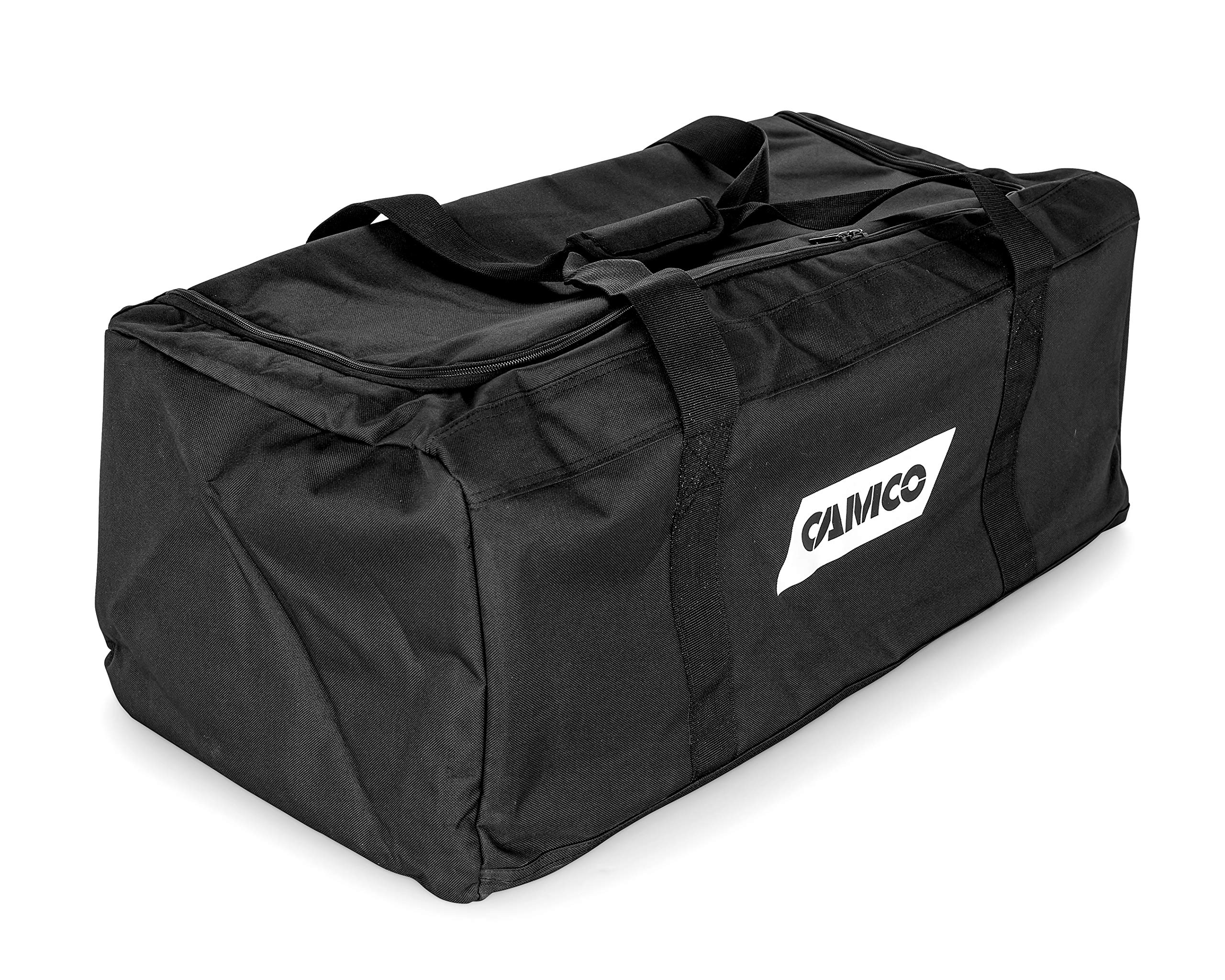 Camco All Purpose Durable RV Storage Bag with Internal Compartments - Securely Holds RV Stabilization, Electrical, & Sanitation Equipment | Excellent for RV Accessories, Campers, & Trailers - (53246)