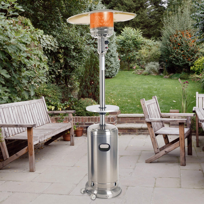 Dyna-Glo Stainless Steel DGPH902ATSS Patio Heater Table, Silver